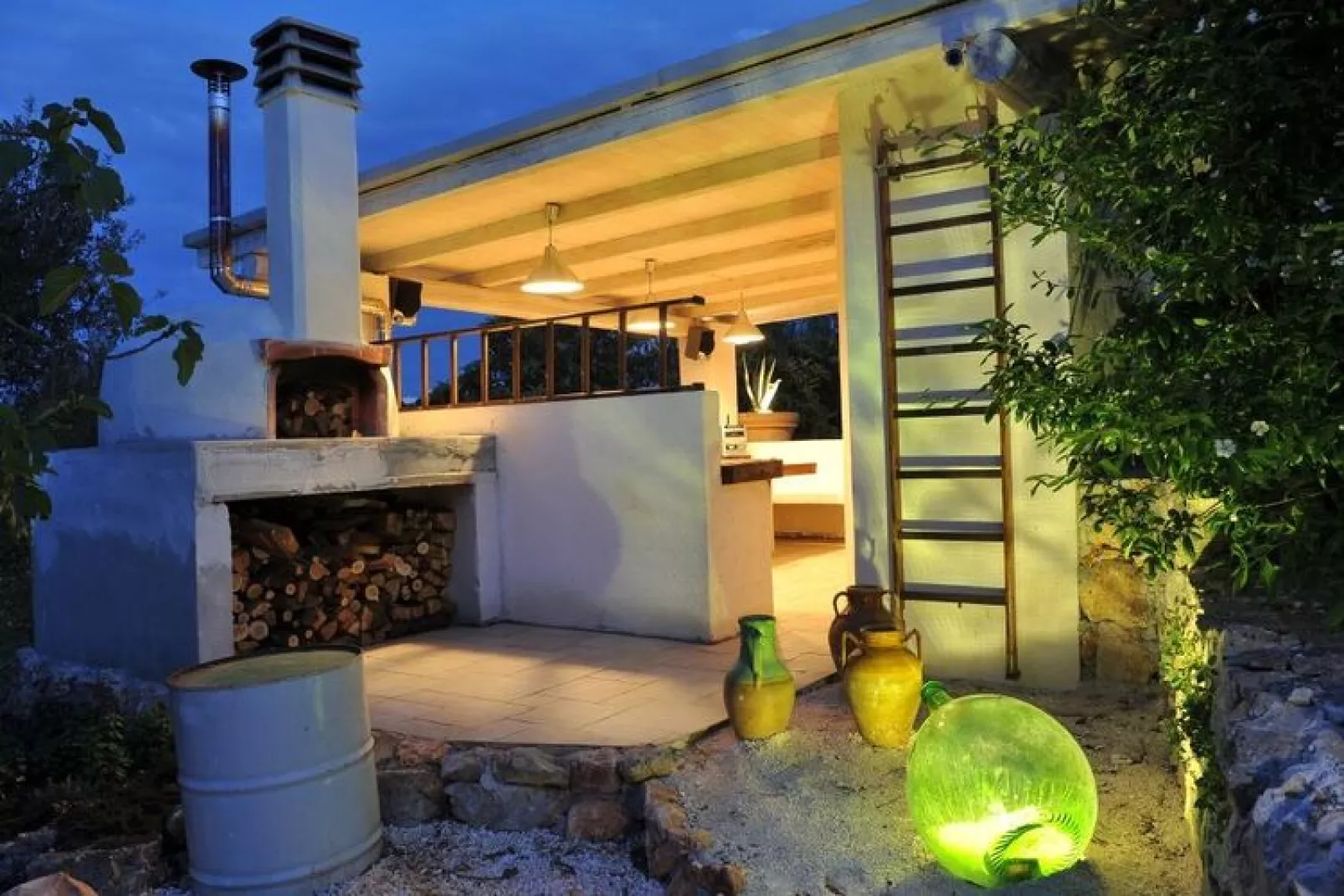 Tenuta Bianca Ostuni-Terrasbalkon