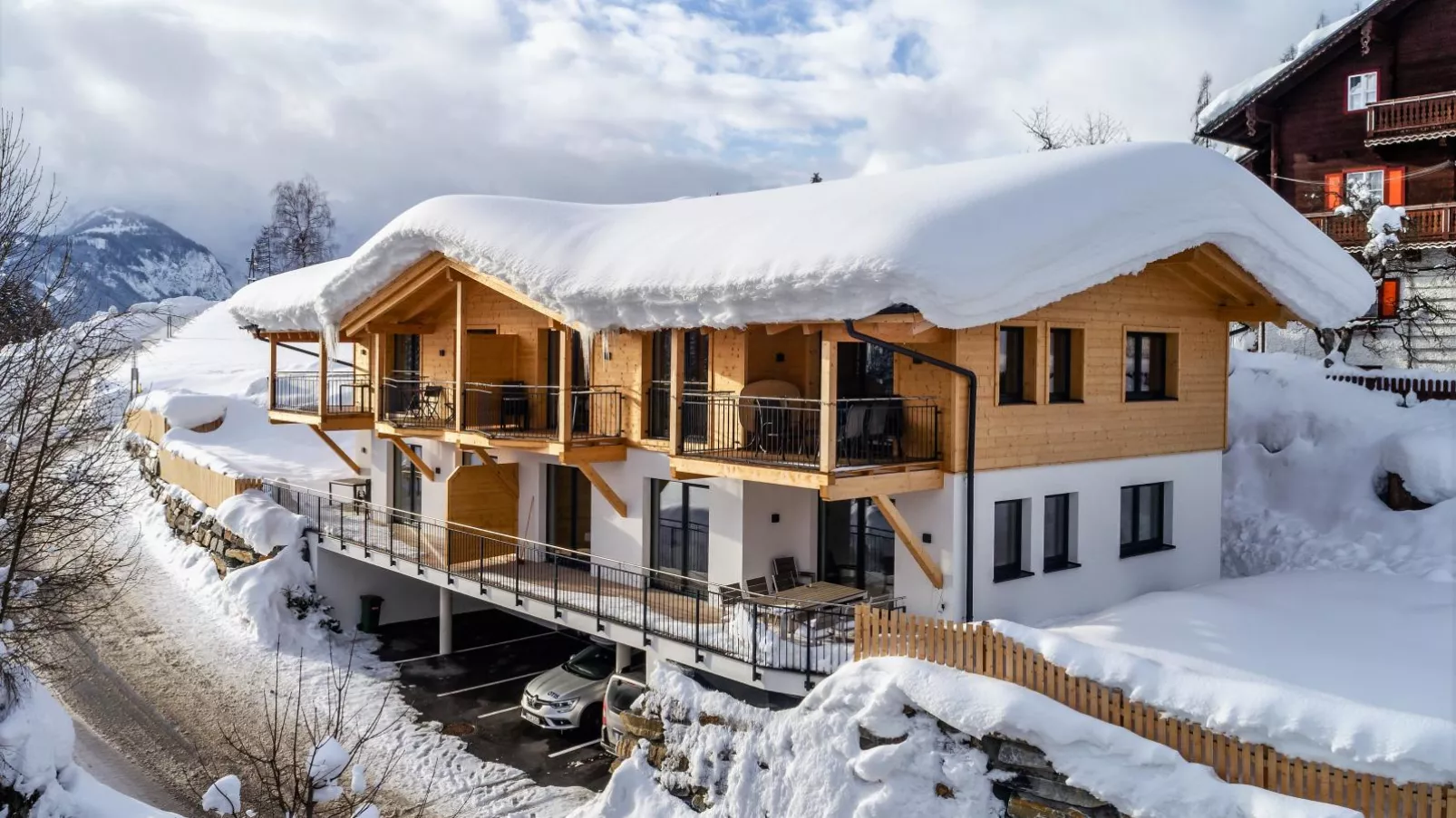 Bergblick-Exterieur winter