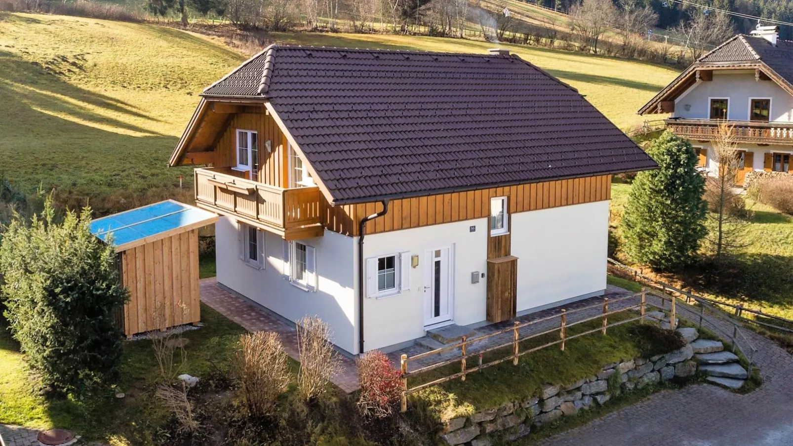 Chalet Bergblick-Buitenkant zomer