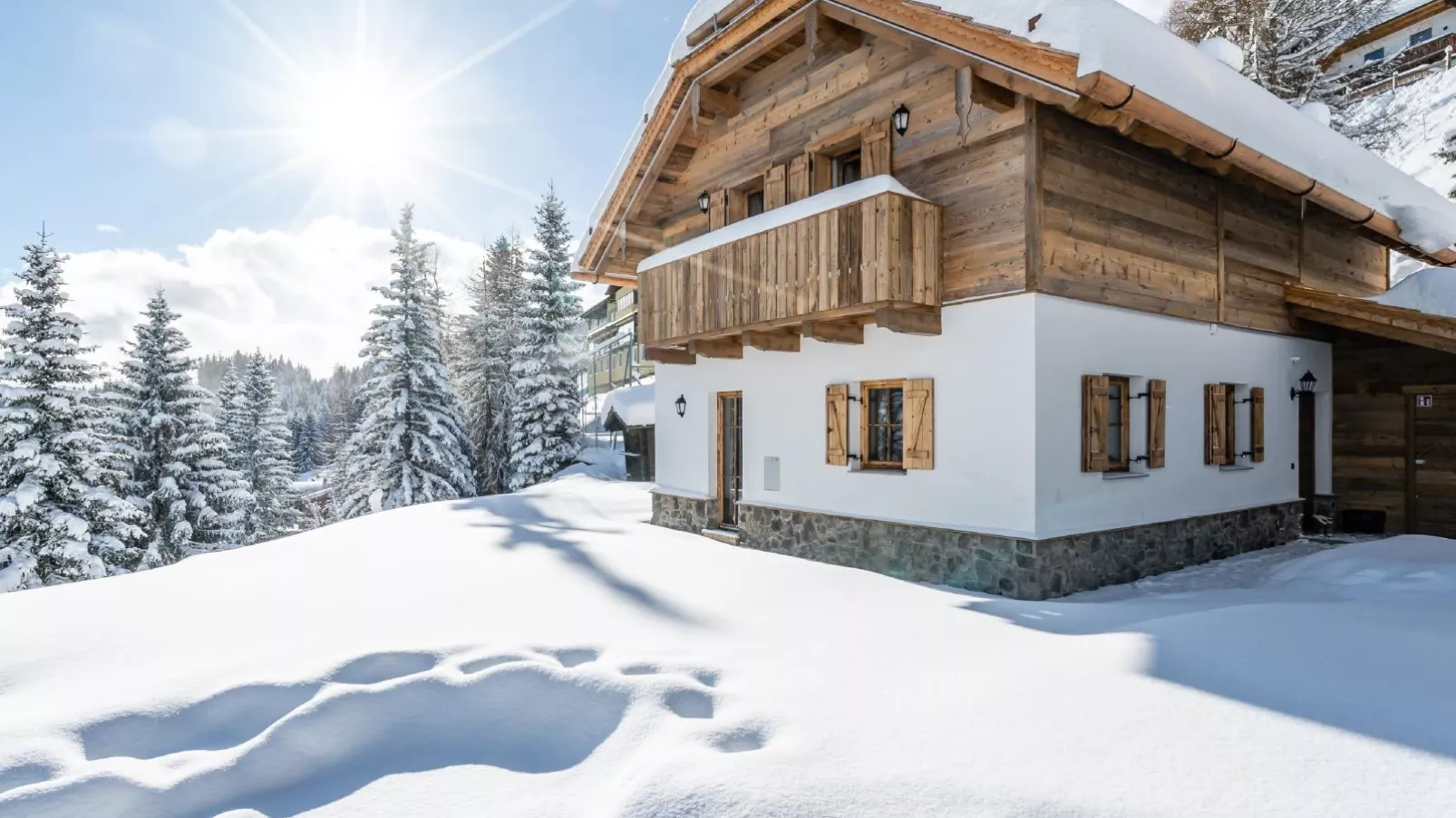 Chalet Petra-Exterieur winter