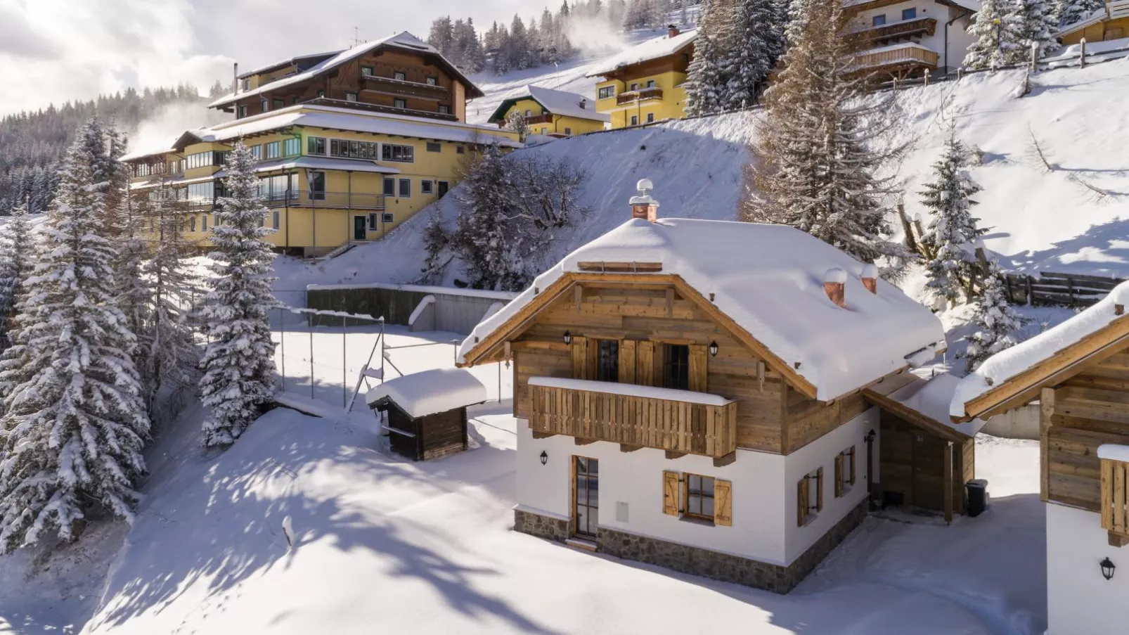 Chalet Petra-Exterieur winter