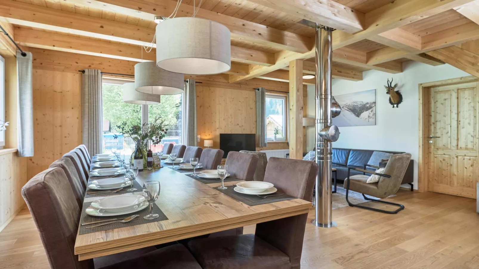 Chalet Murtal XL-Eetkamer