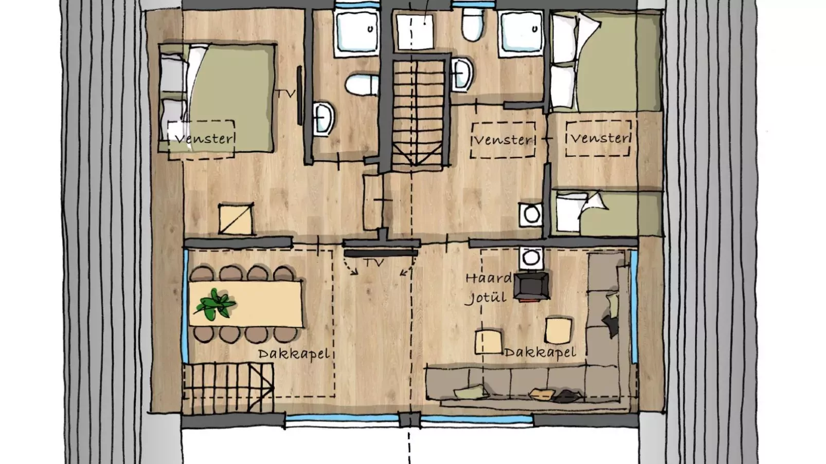 Golden Hirsch-Plattegrond