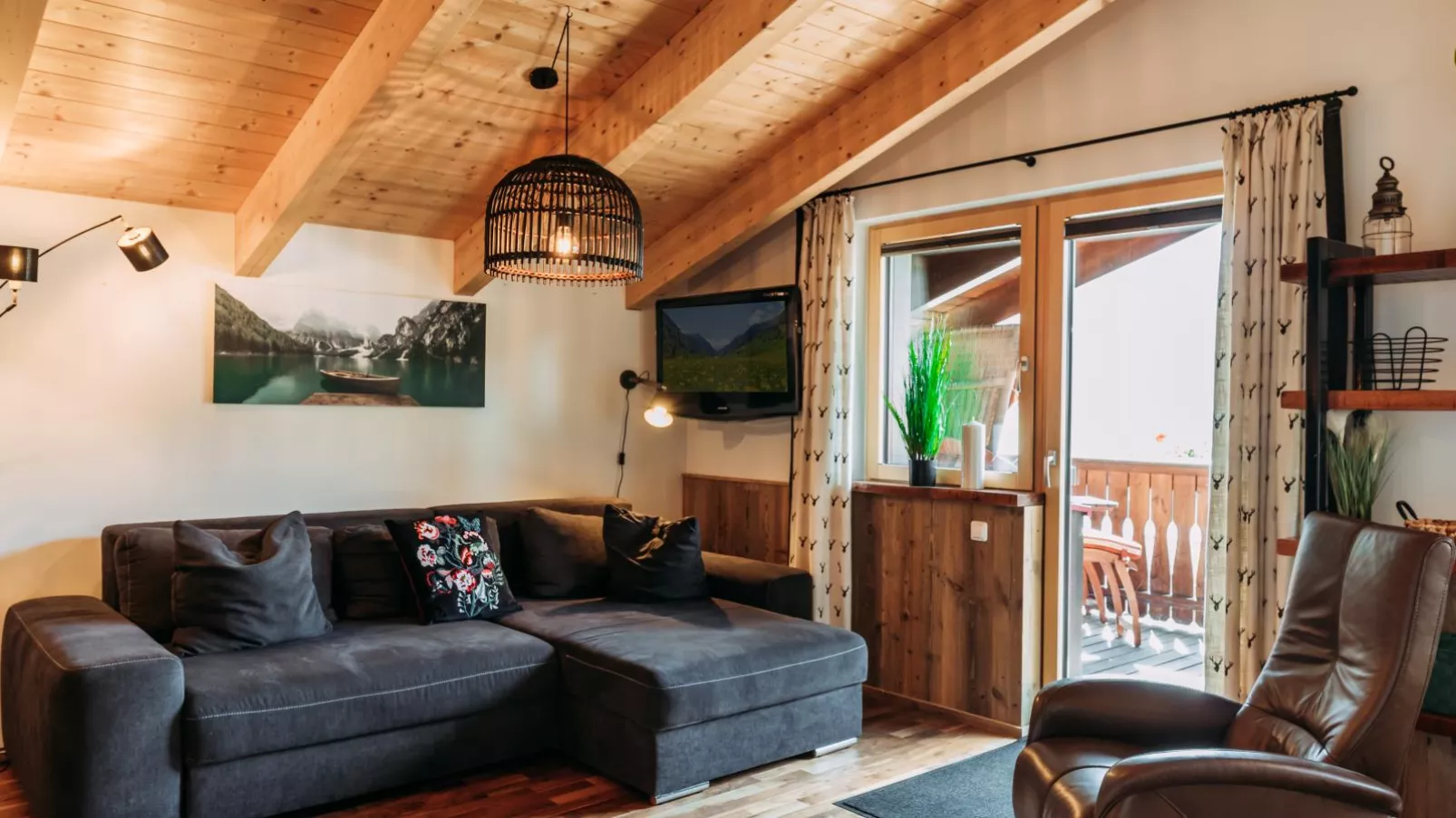 Bernkogel Penthouse-Woonkamer