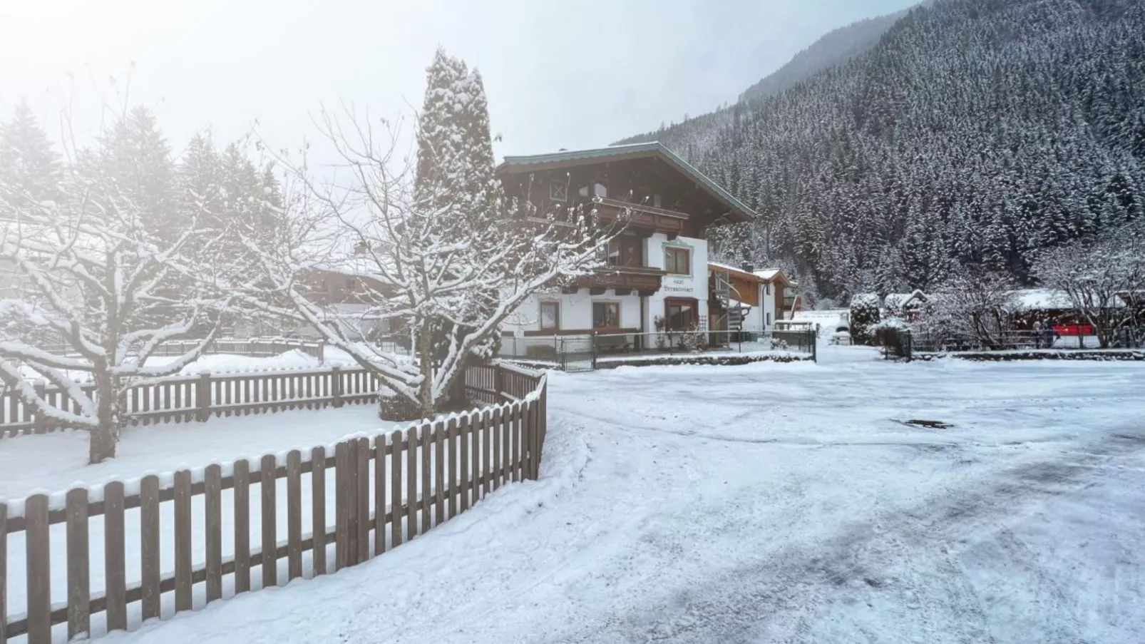 Haus Wald-Exterieur winter