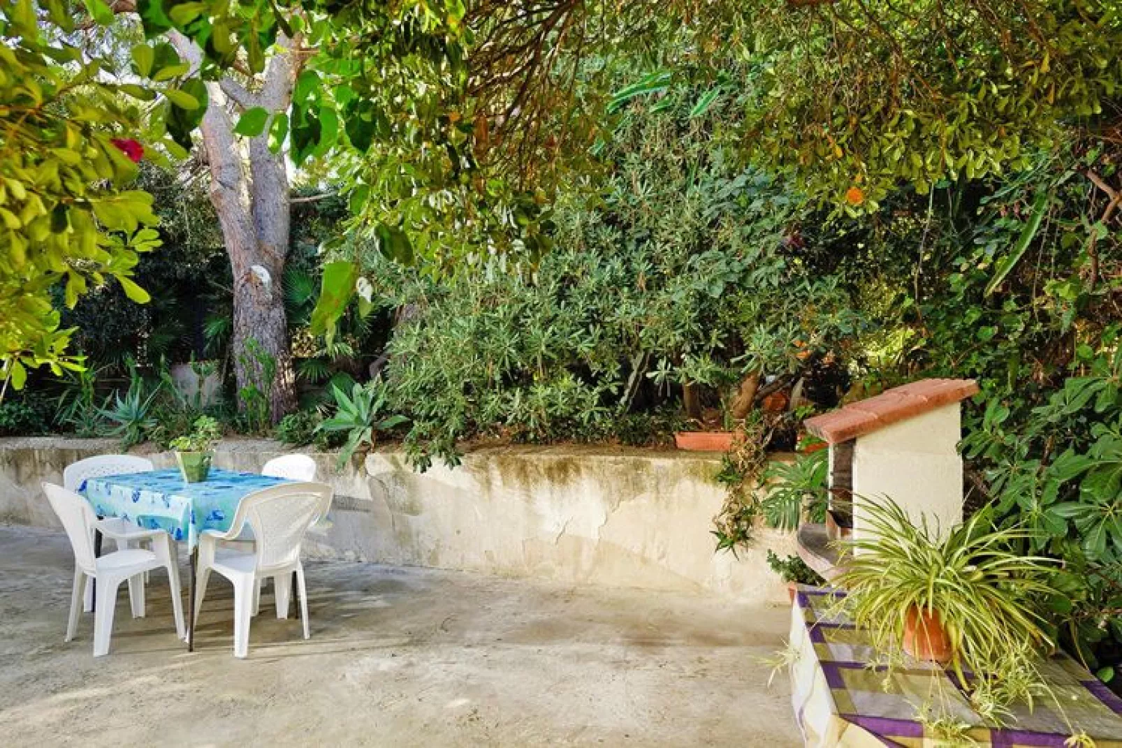 Holiday flat, Castellammare del Golfo-La Perla del Golfo-Tuinen zomer