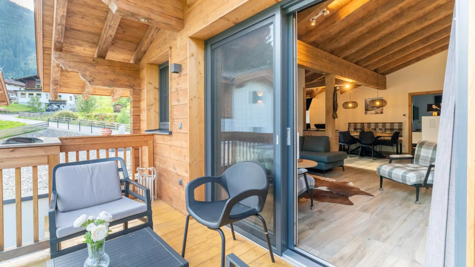 Chalet Sylvia-Terrasbalkon