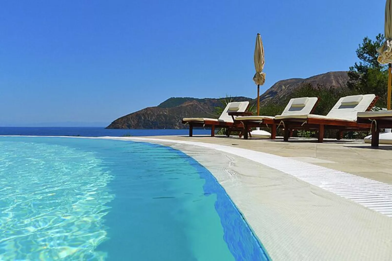 Appartementen, Vulcano-Uitzicht zomer