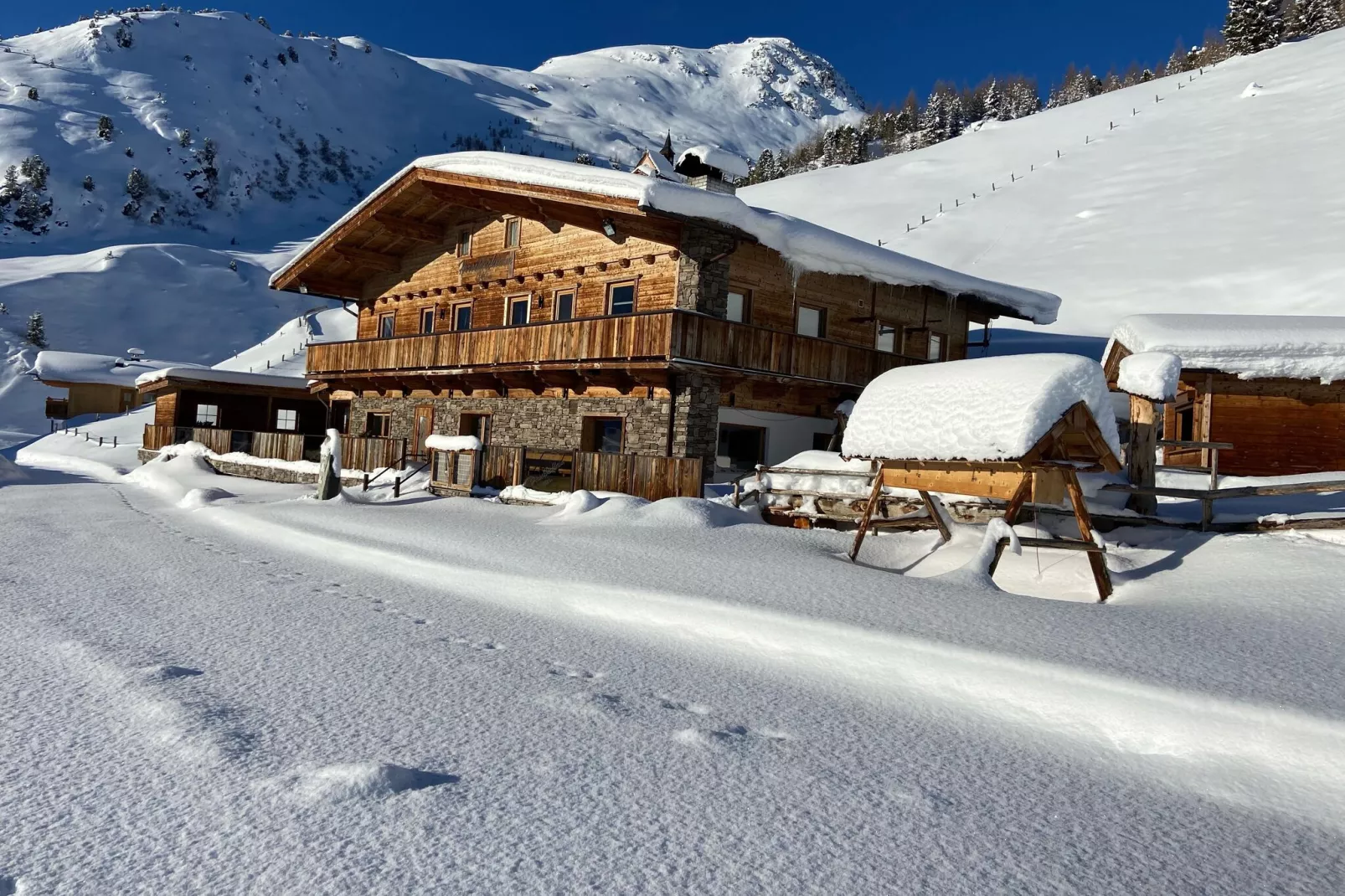 Hirschbichlalm - 8 Personen - Exterieur winter