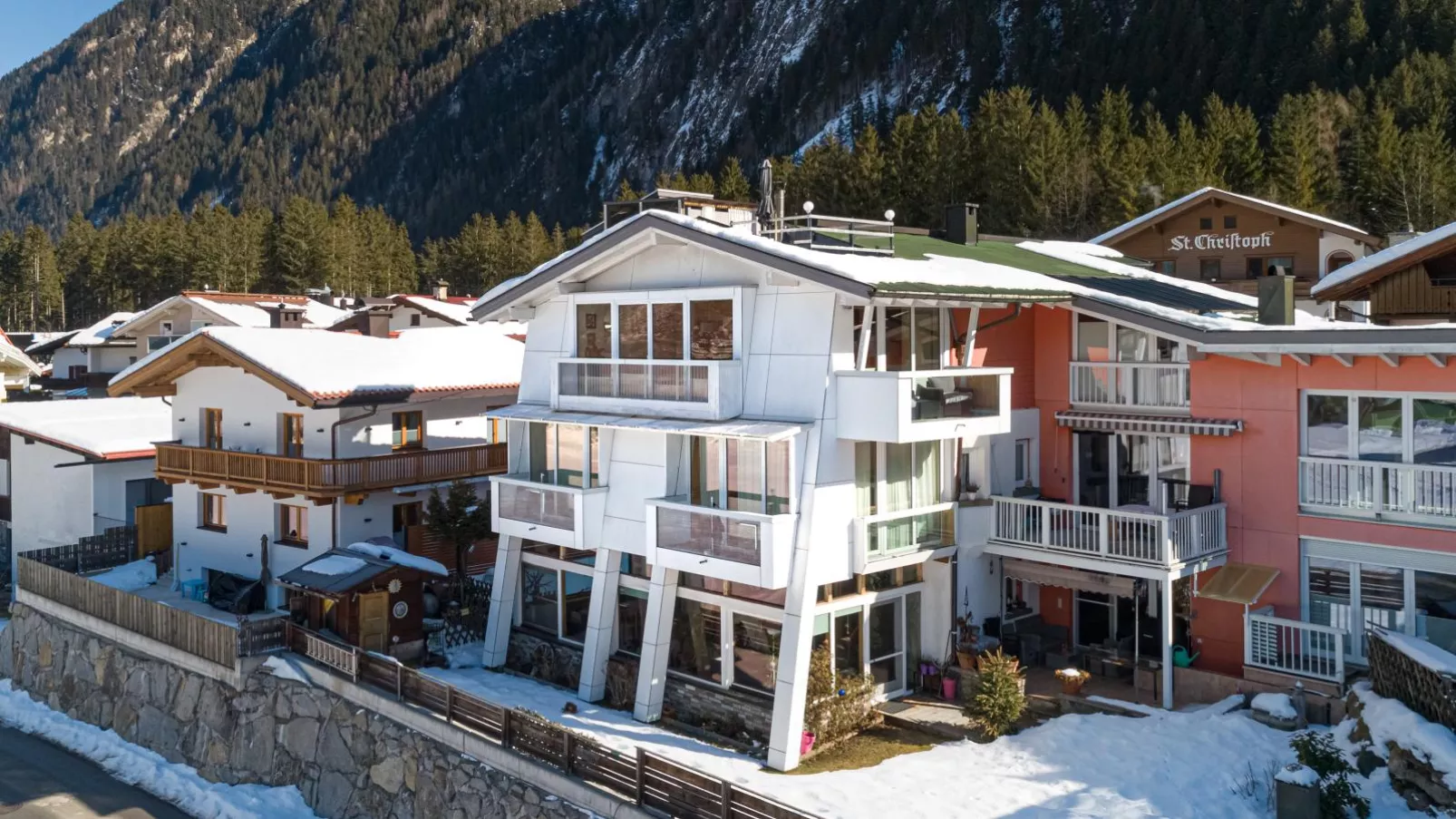 Waldhaus III-Exterieur winter