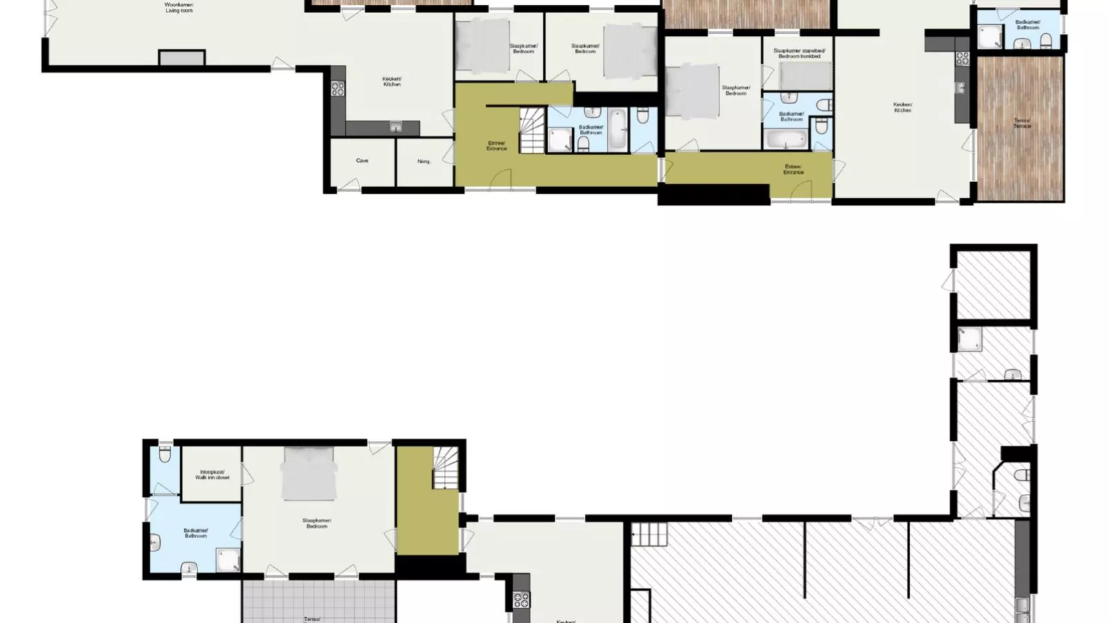 Le Grand Gapard 24 pers-Plattegrond