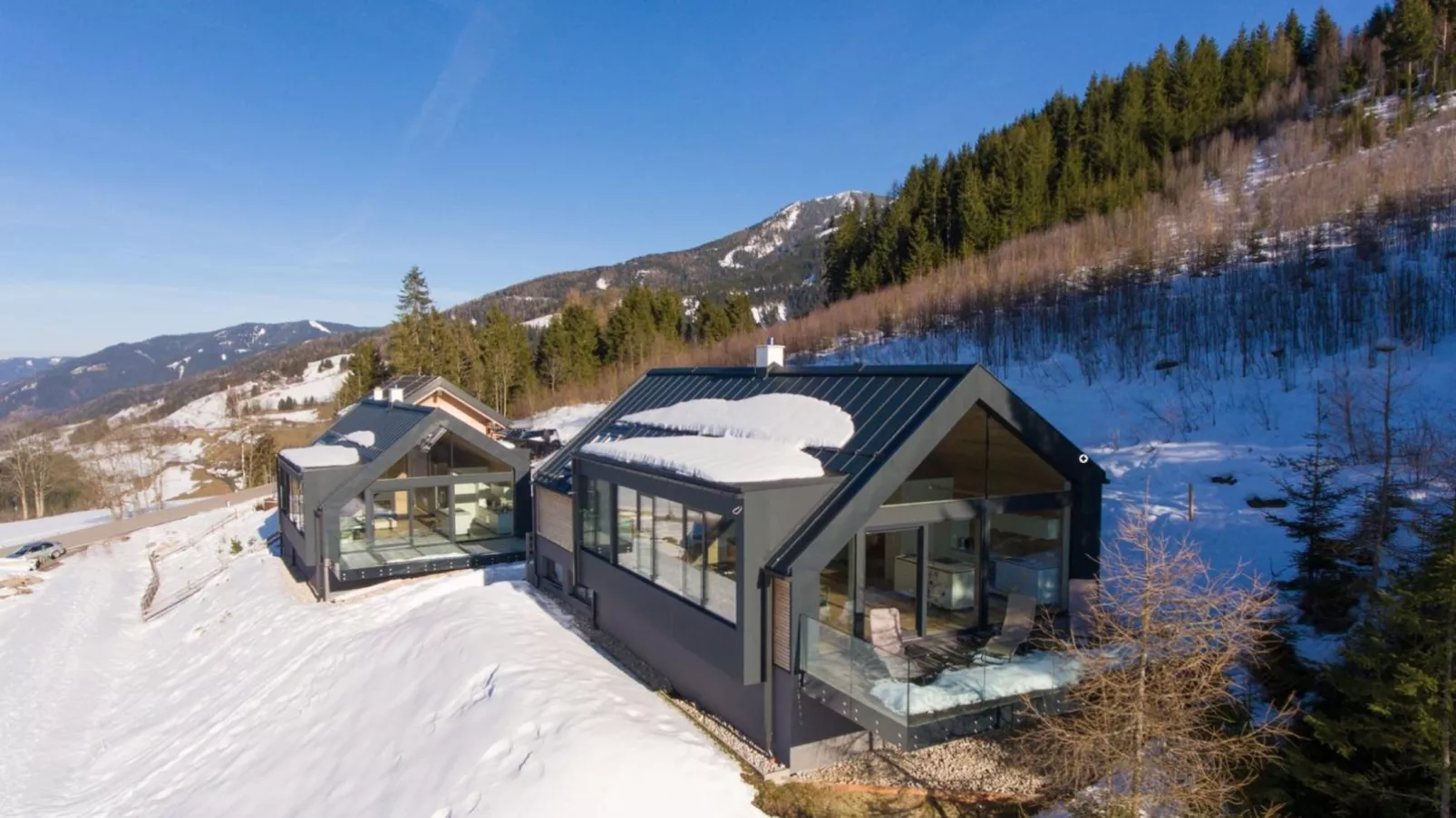 Lakan Lodge-Exterieur winter