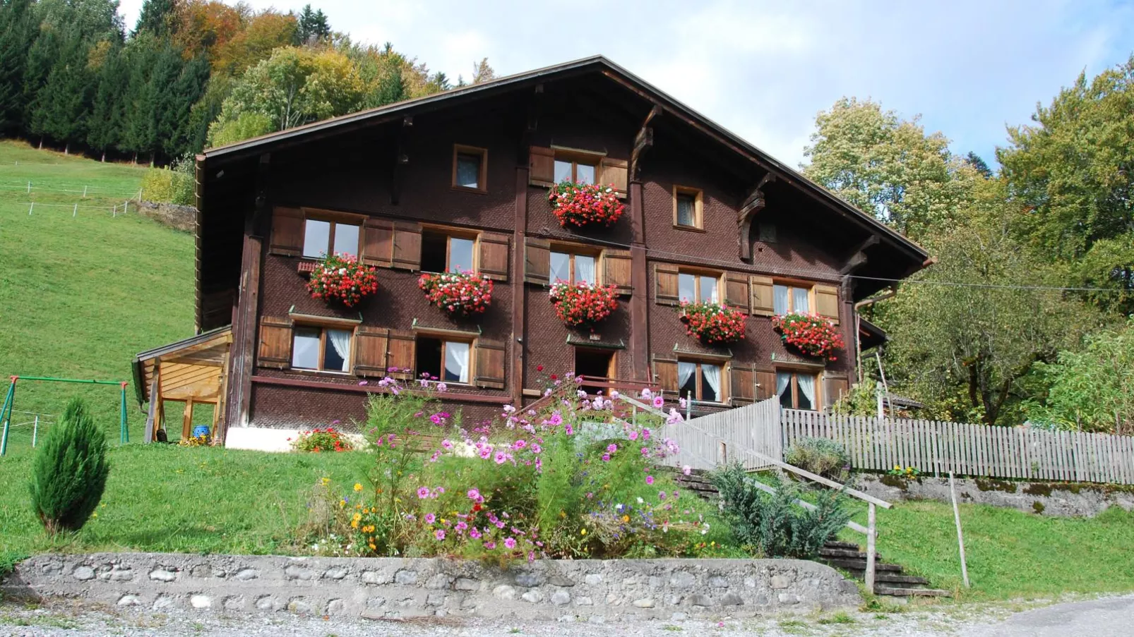 Ferienhaus Rinderer-Buitenkant zomer