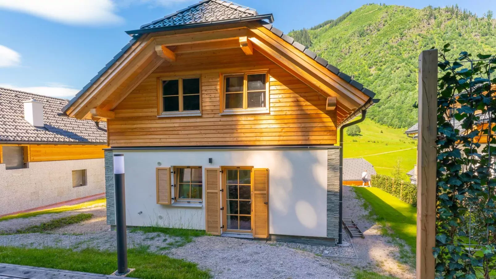 Haus Ganbei-Buitenkant zomer