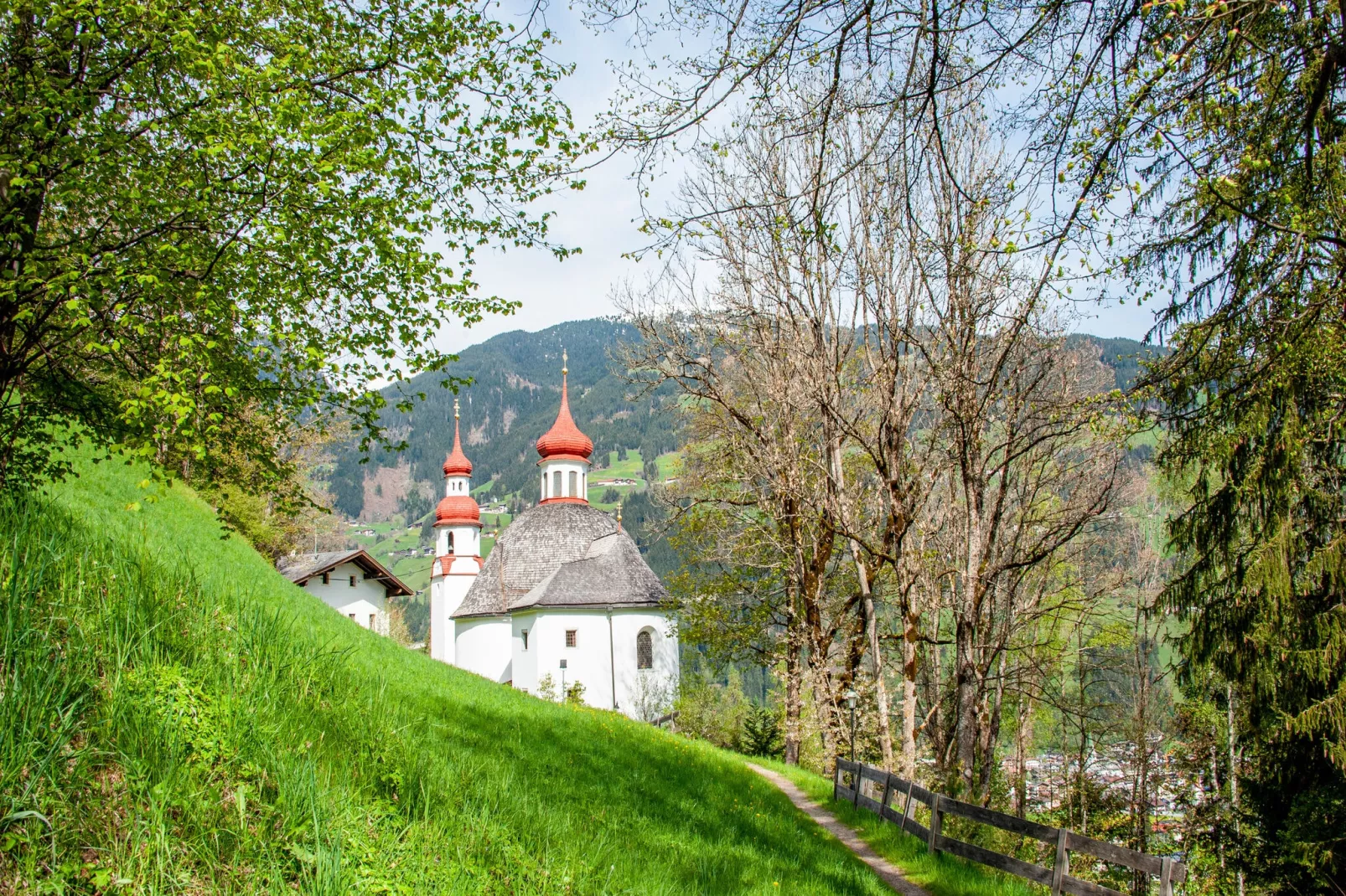 Klammerhof - Dorfblick-Gebieden zomer 20km