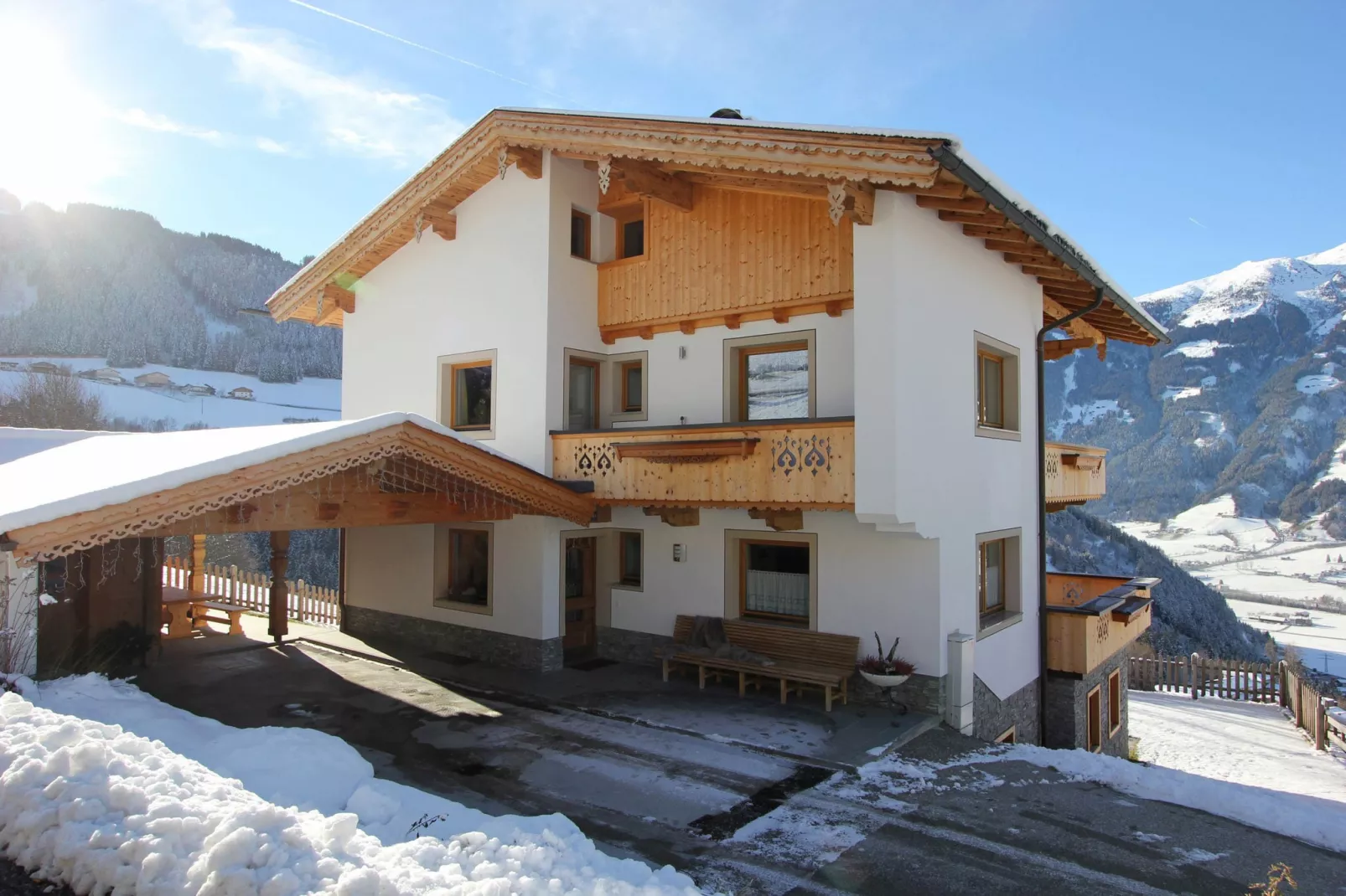 Chalet Schiestl - 10 Personen-Exterieur winter