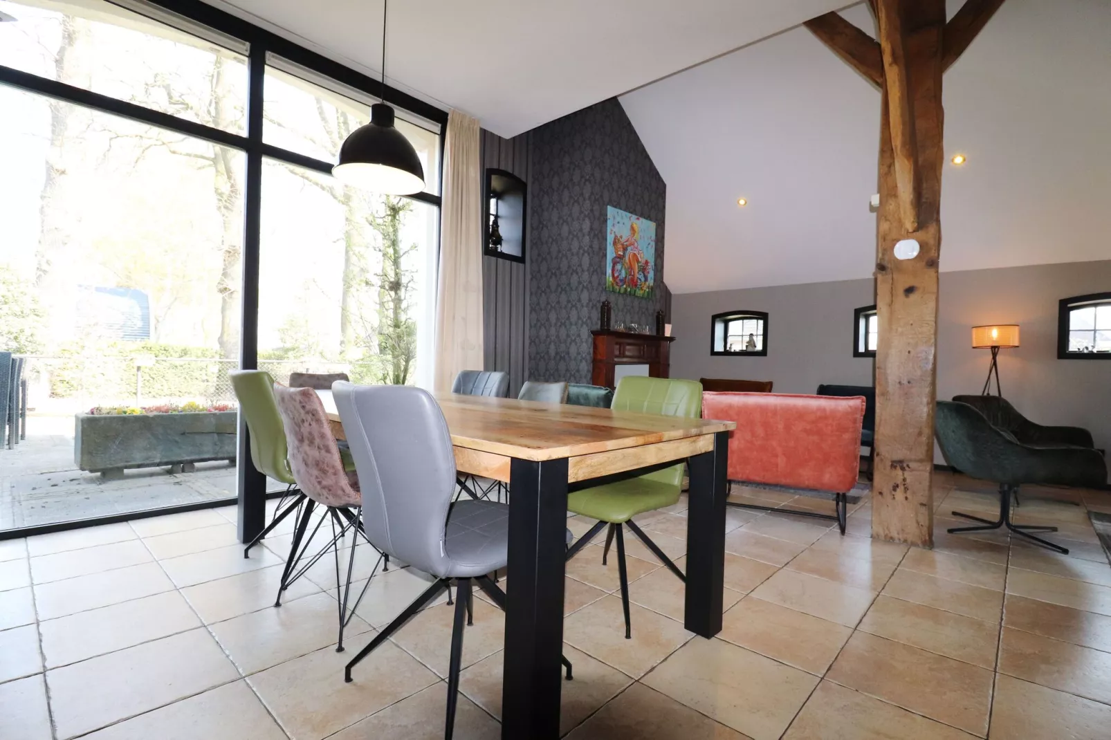 Woonboerderij Bij Erve Mulder-Eetkamer