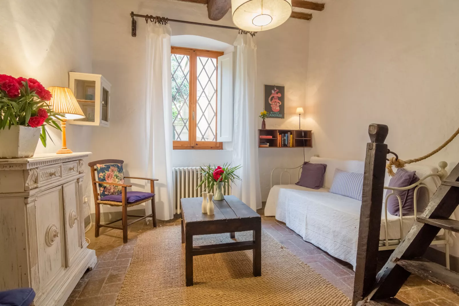 Casa La Ruota-Woonkamer