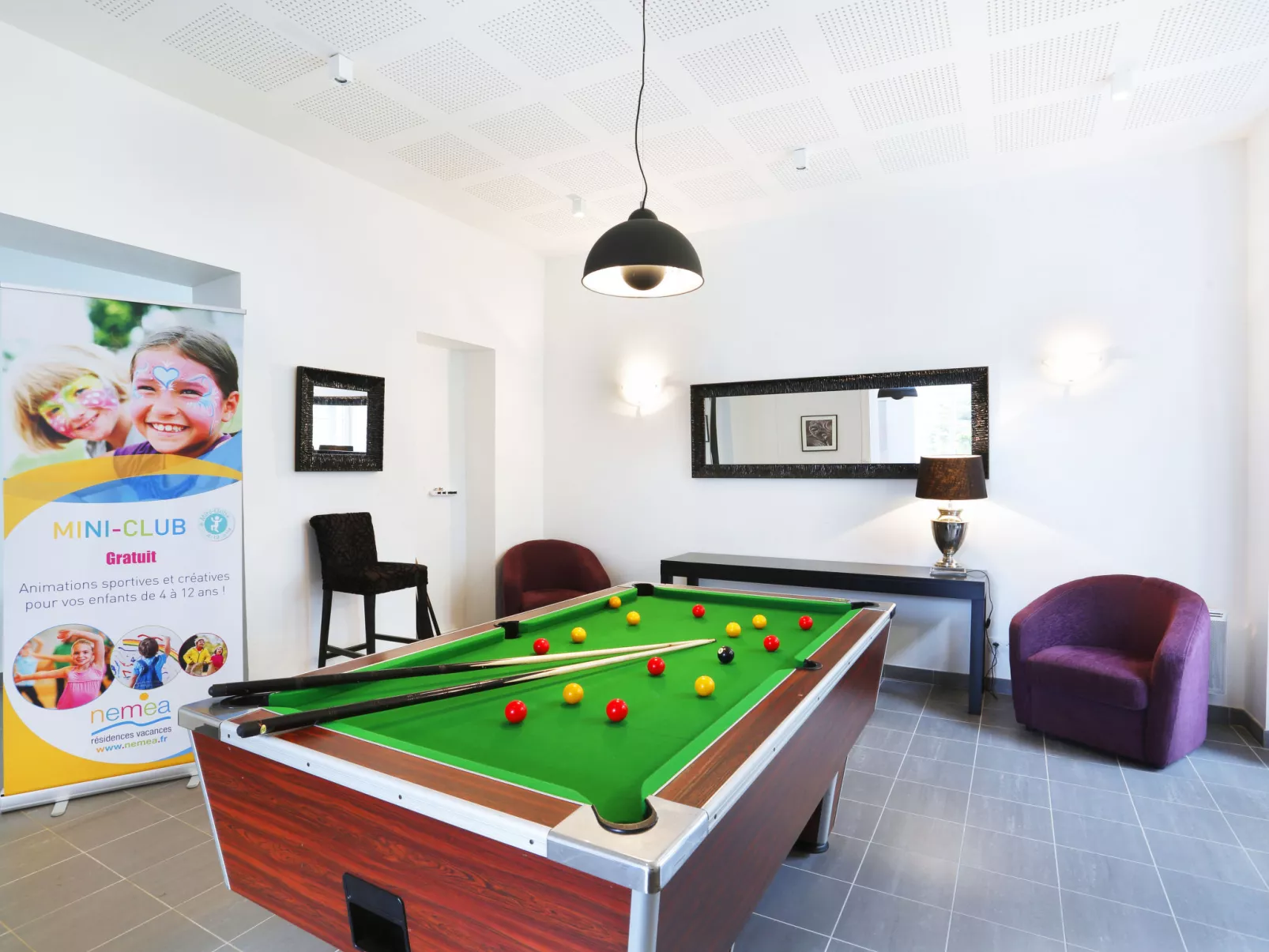 Domaine de la Baie-T2+cab-duplex, 6 pers-Binnen