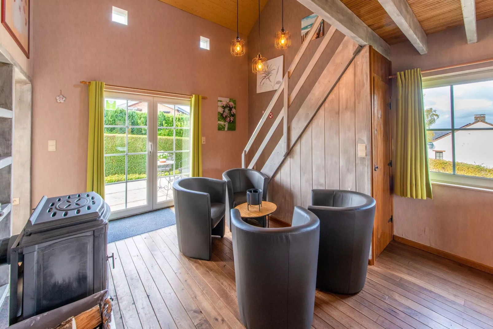 La Vallée des Daims-Woonkamer
