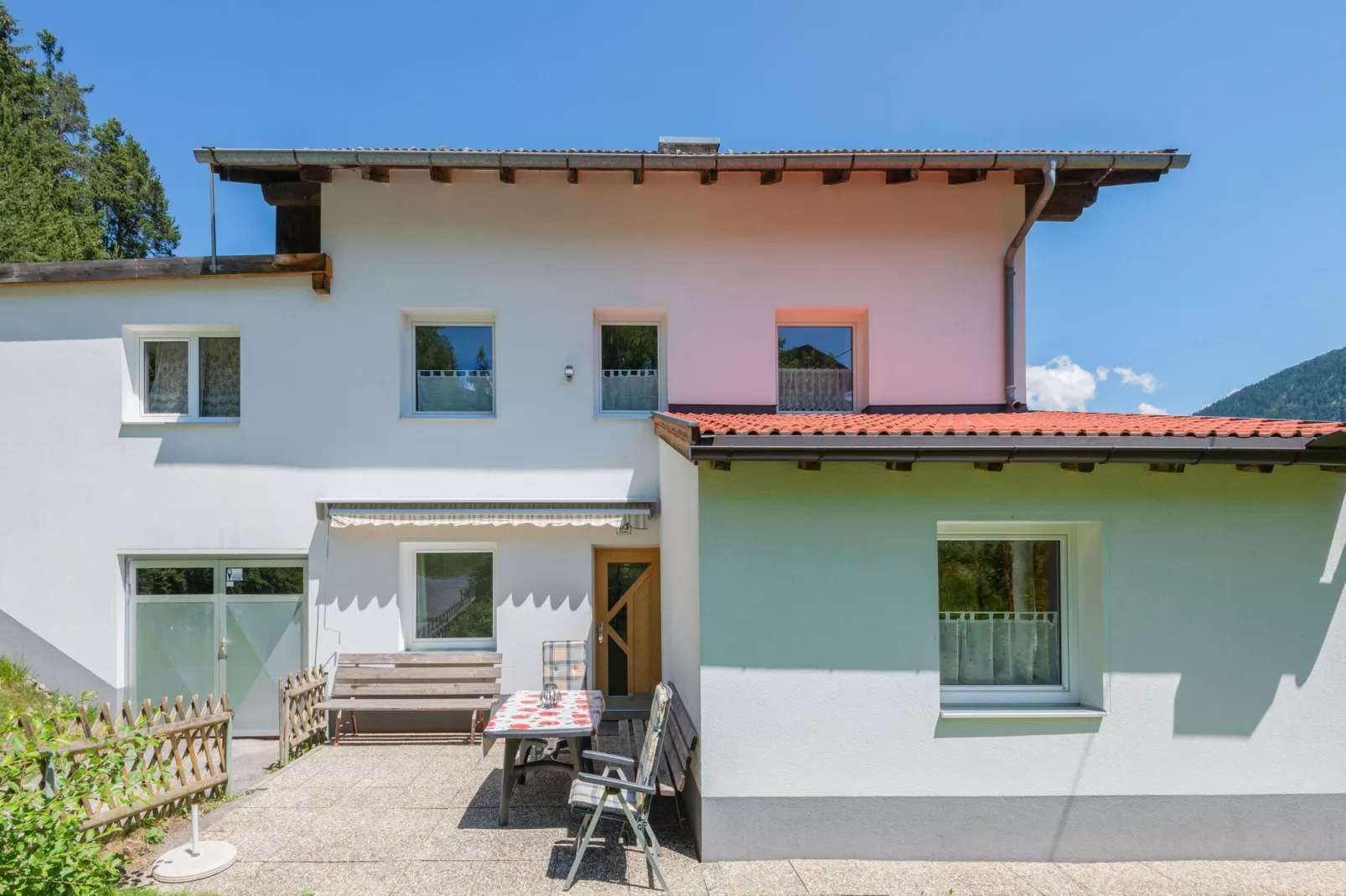 Ferienhaus Hairer-Buitenkant zomer