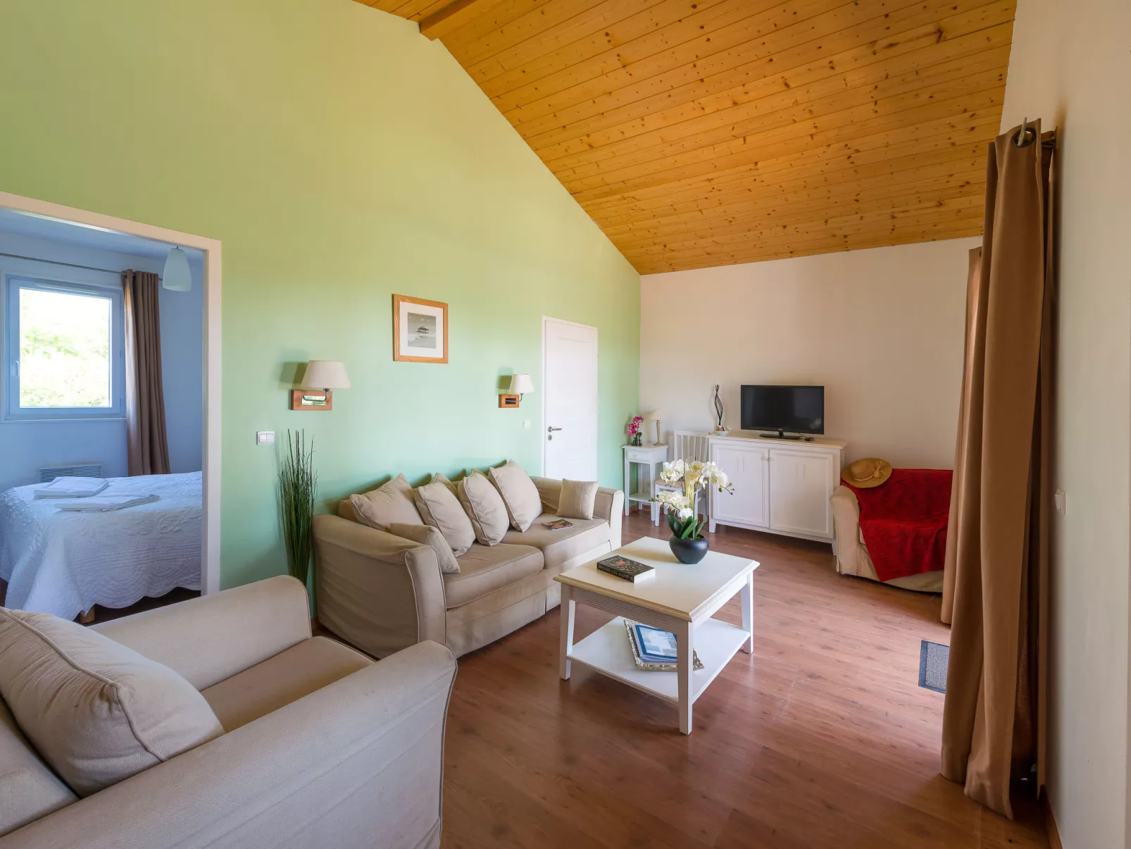 Les Cottages du Lac T4-Binnen