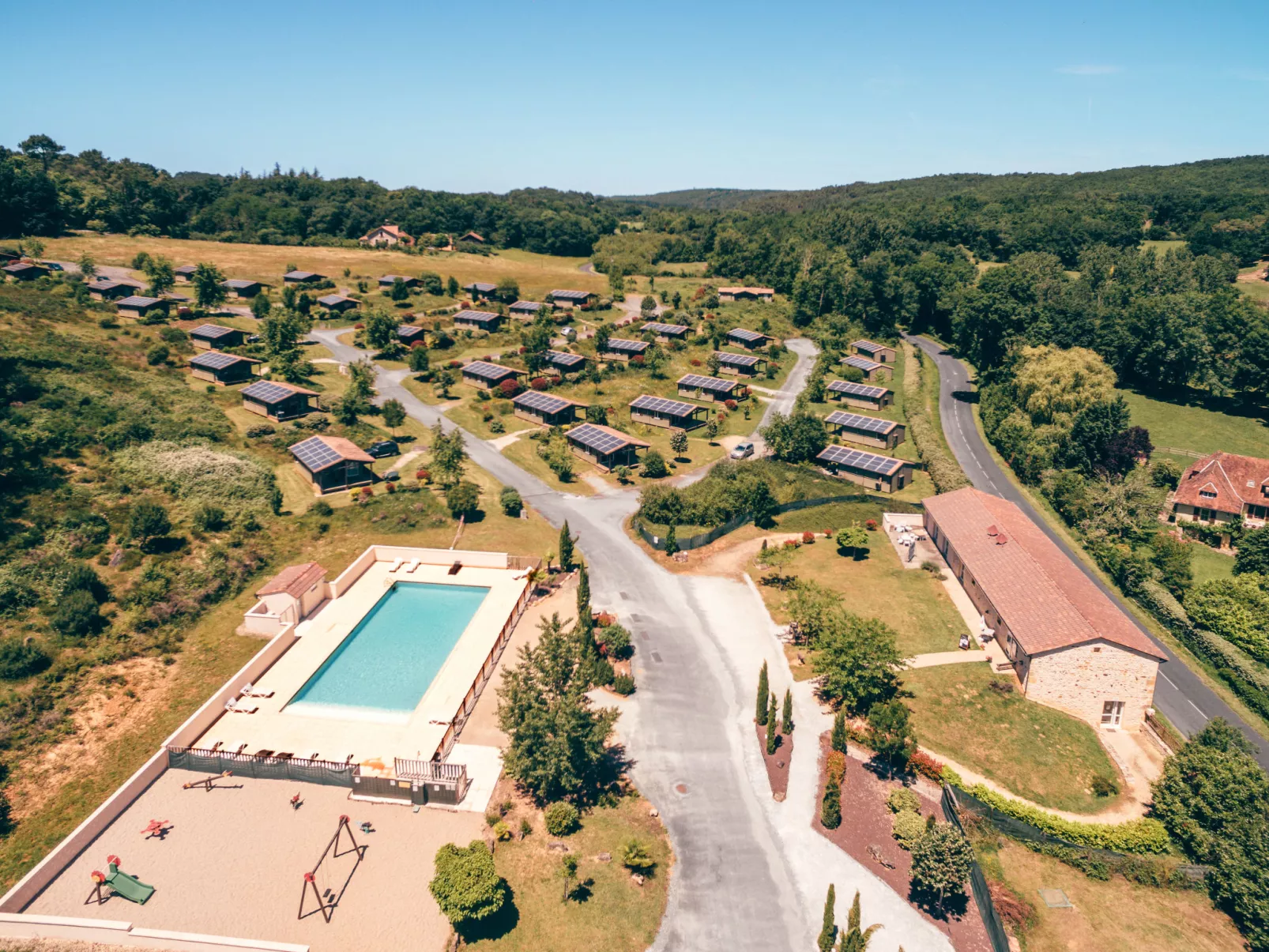 Les Hameaux de Pomette-Chalet 4 pers.-Buiten