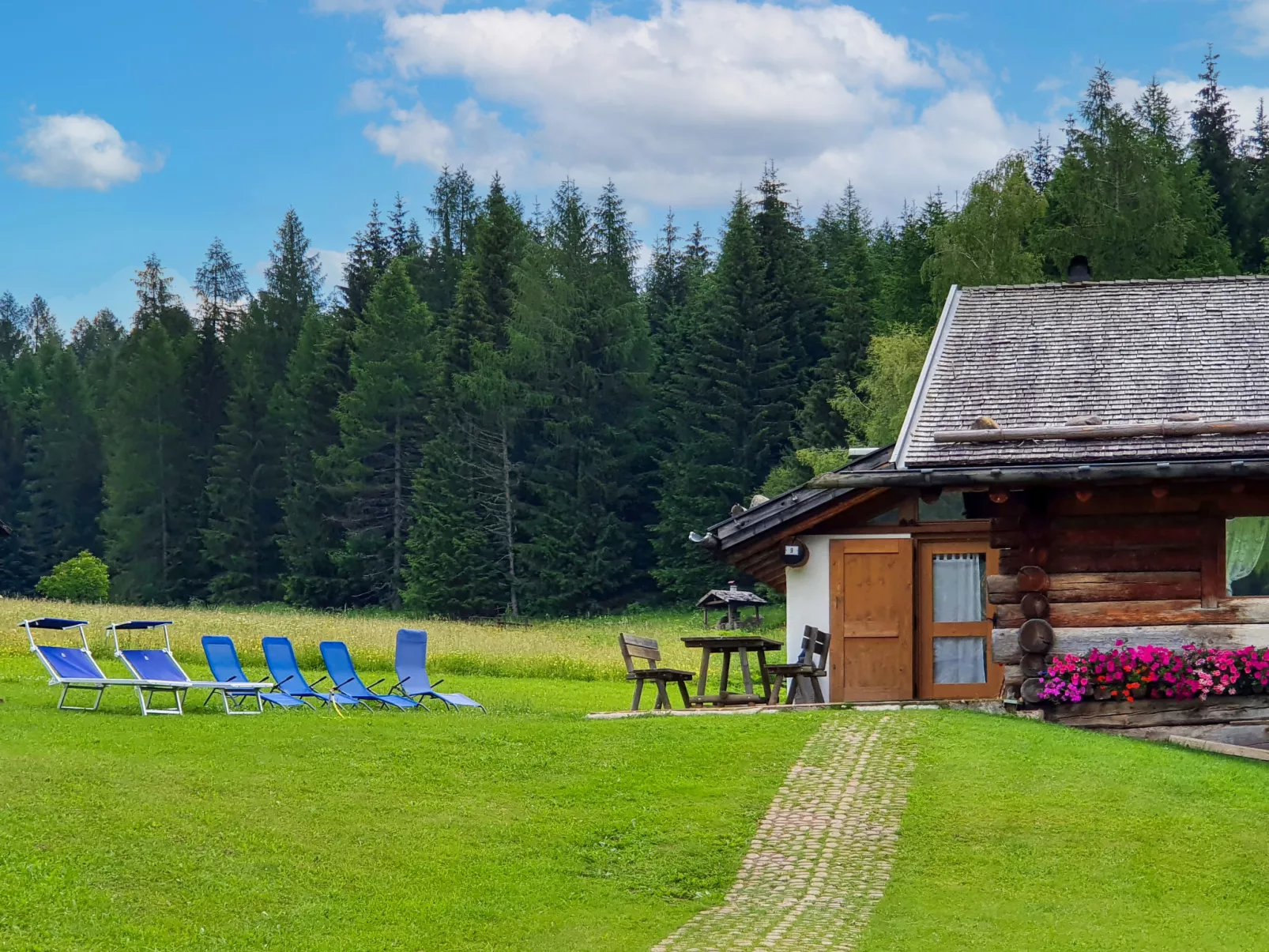 Chalet "Baita Tabià" Dolomites-Buiten
