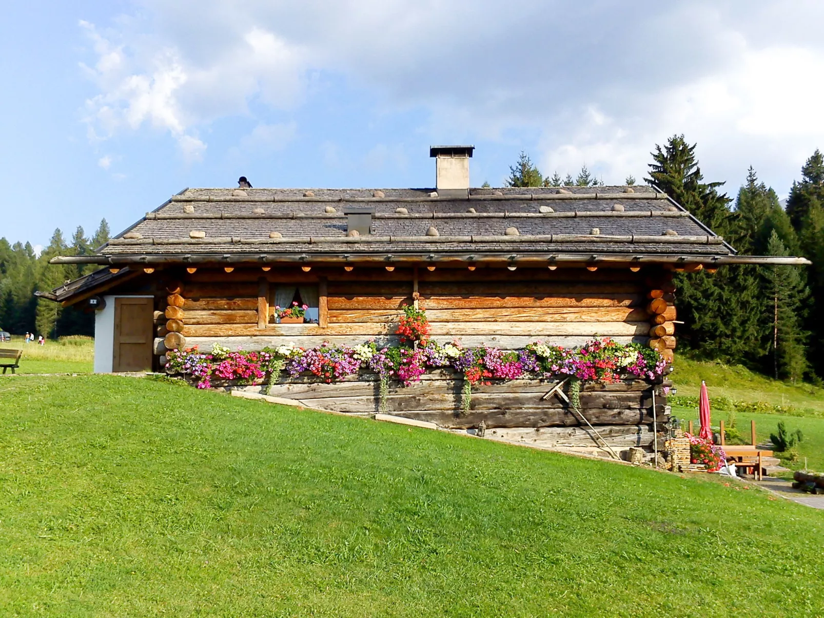 Chalet "Baita Tabià" Dolomites-Buiten
