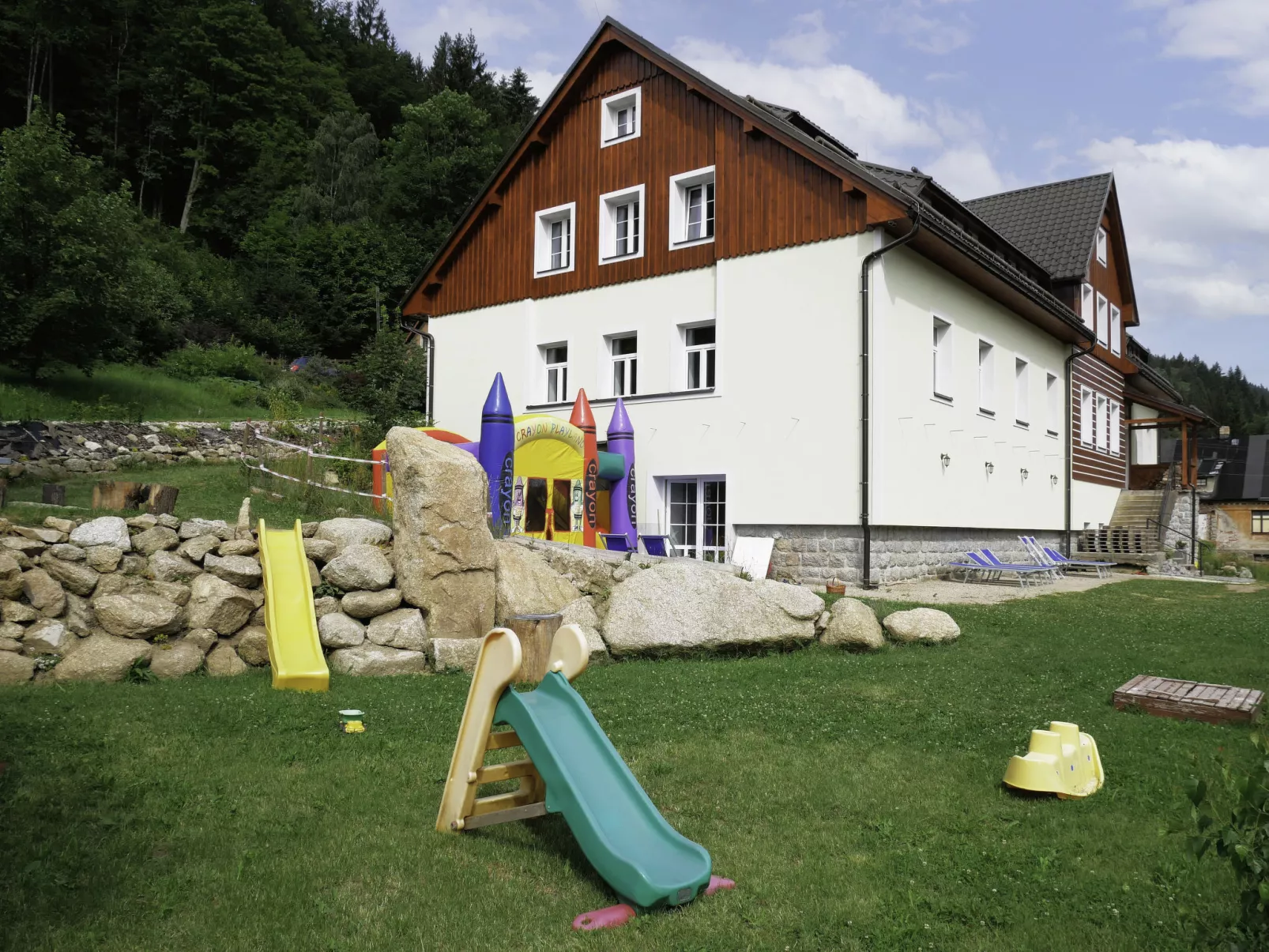 Protržená přehrada Bílá Desná