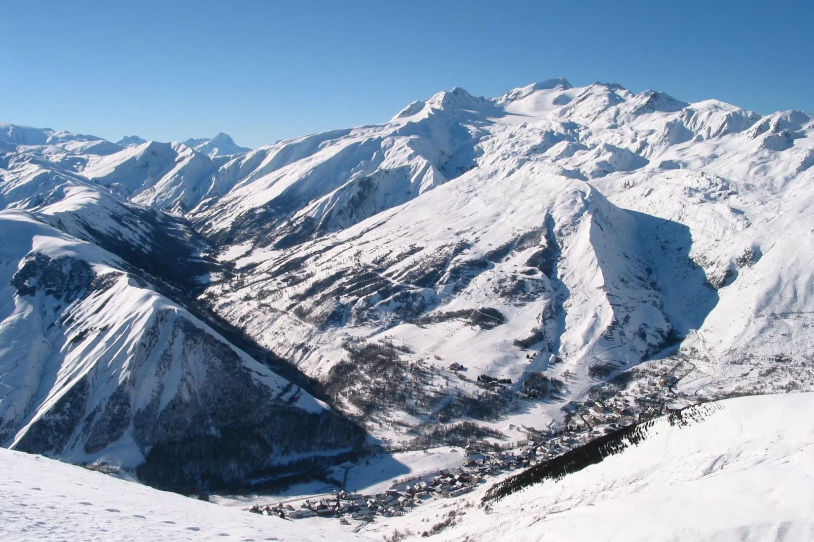 Les Fermes de Saint Sorlin 2-Gebied winter 5km