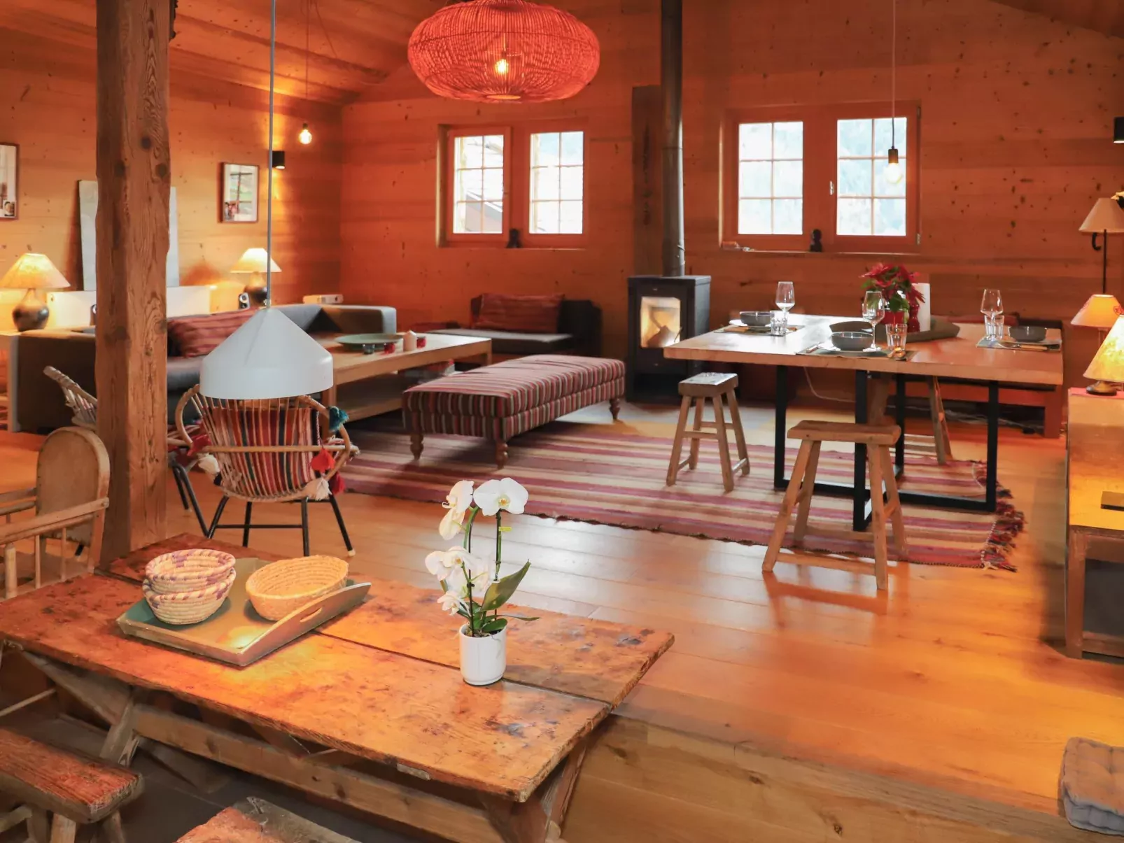 Chalet La Grange-Binnen