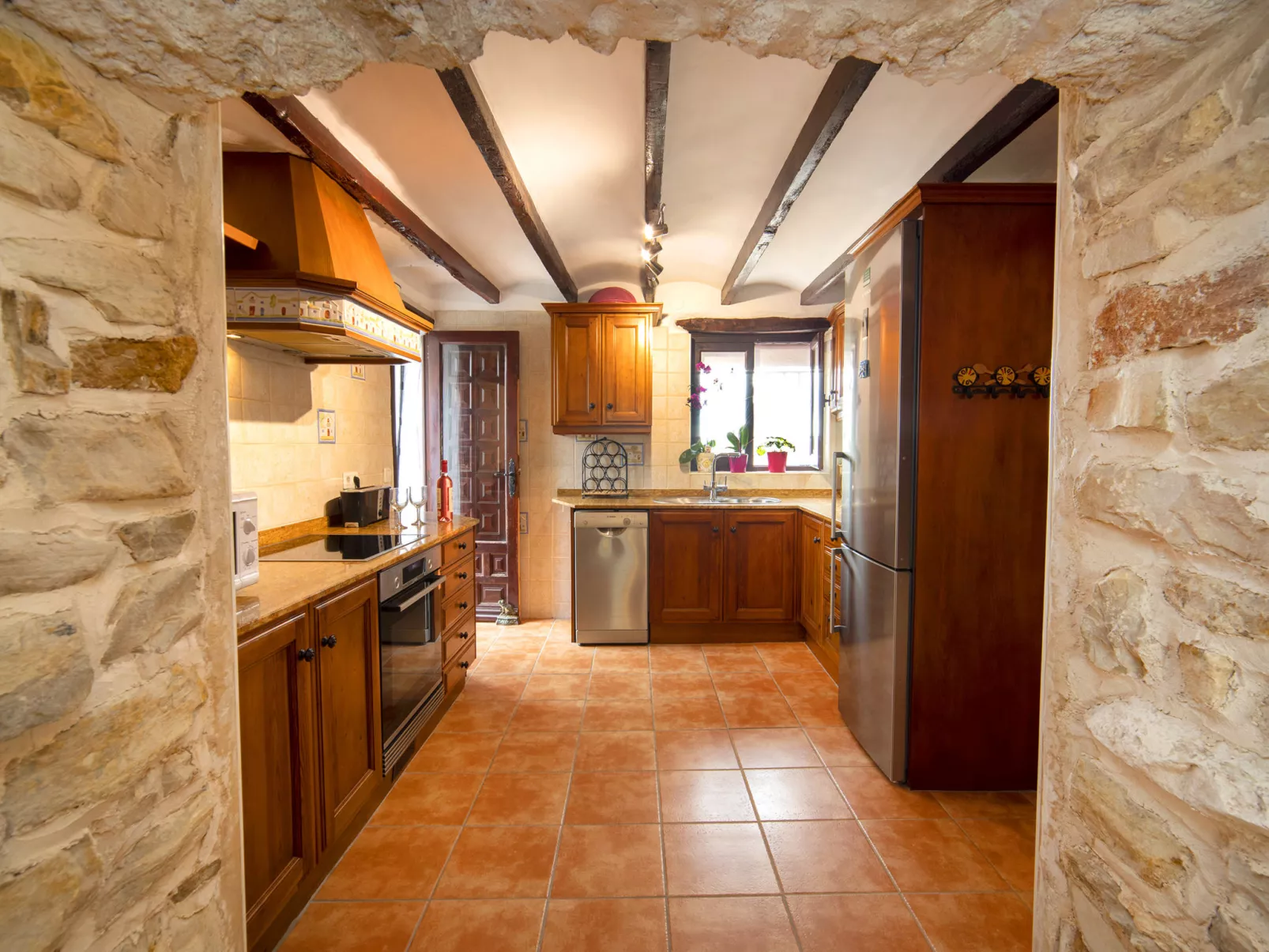 inside