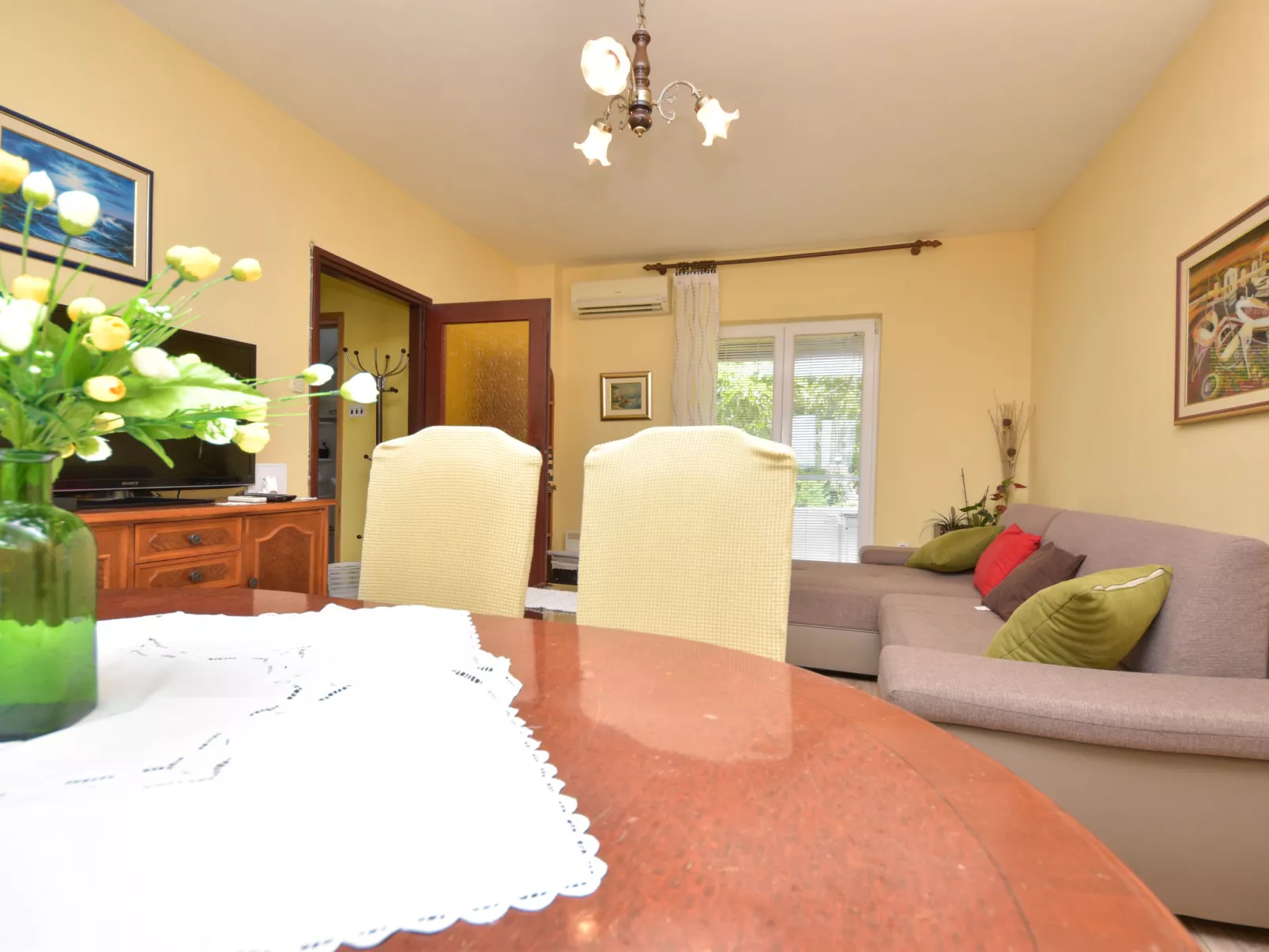 inside