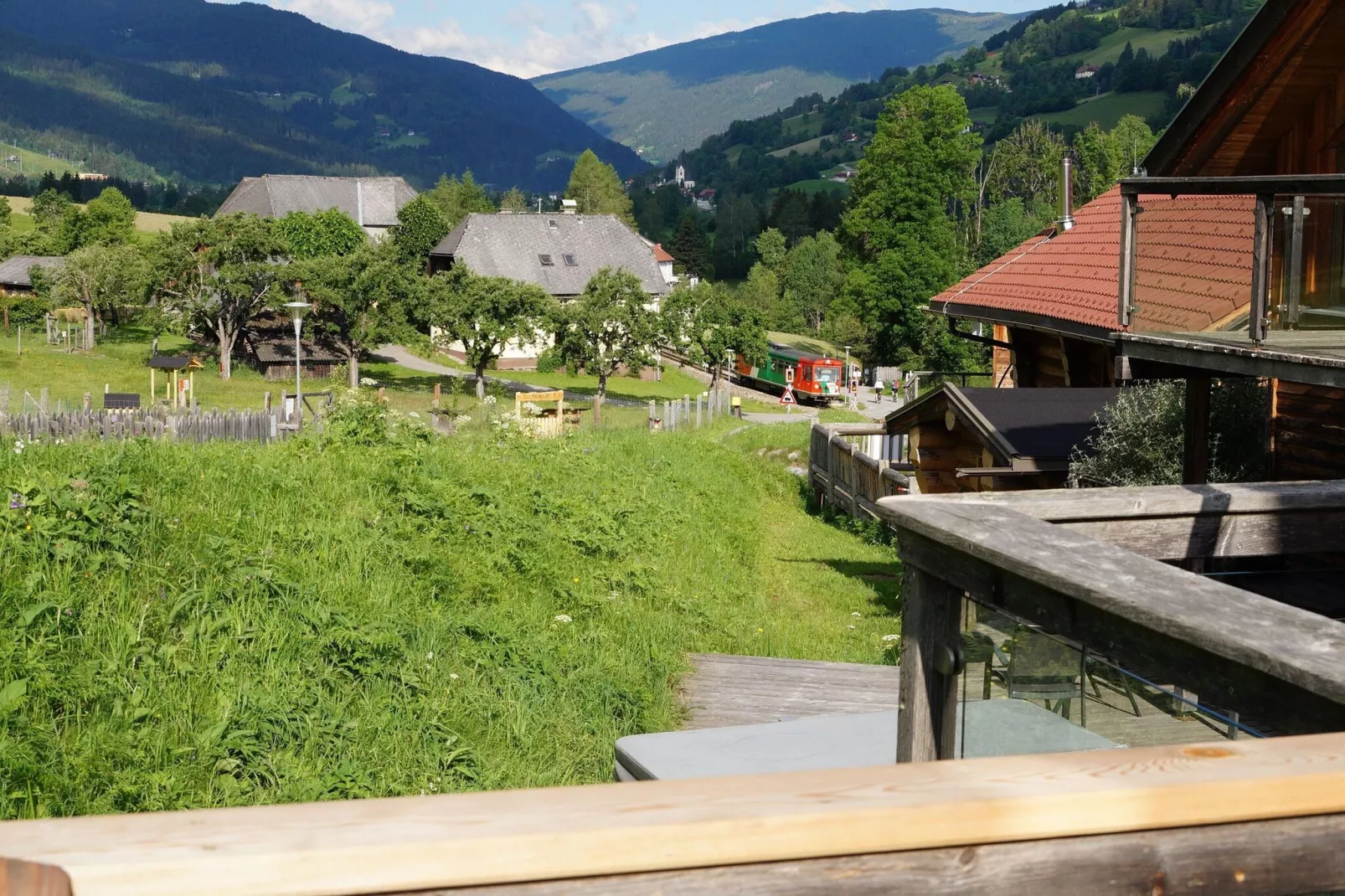Chalet Murau-Uitzicht zomer