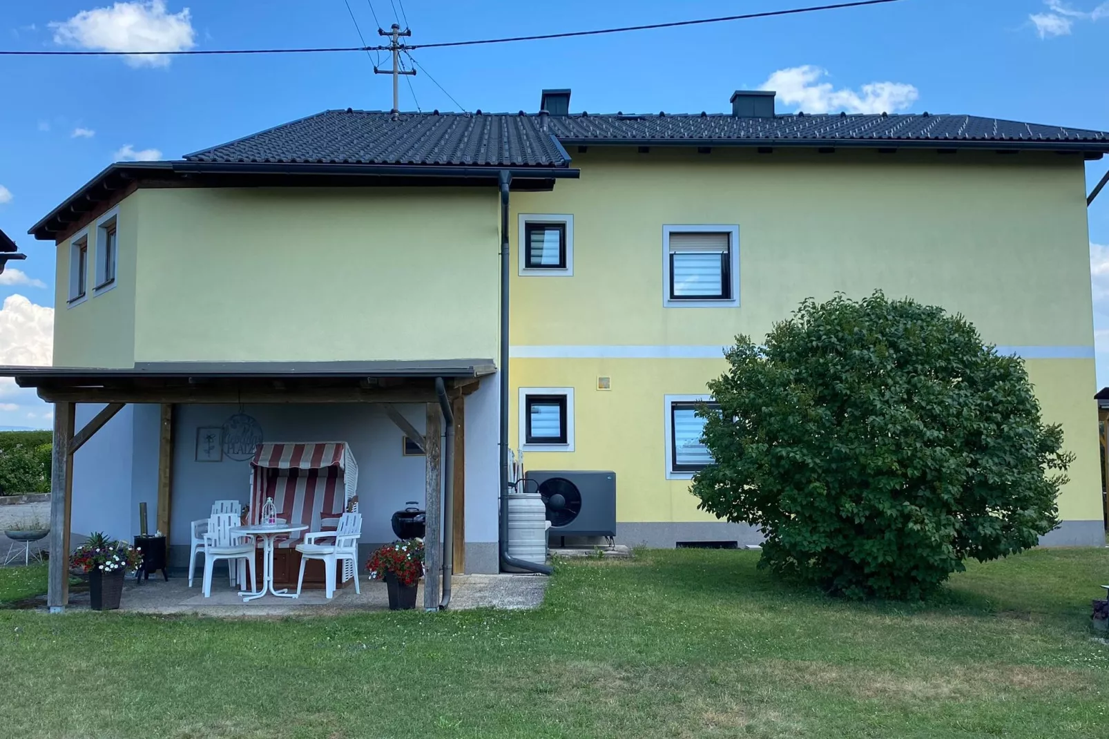 Apartment Cas St Kanzian-Buitenkant zomer