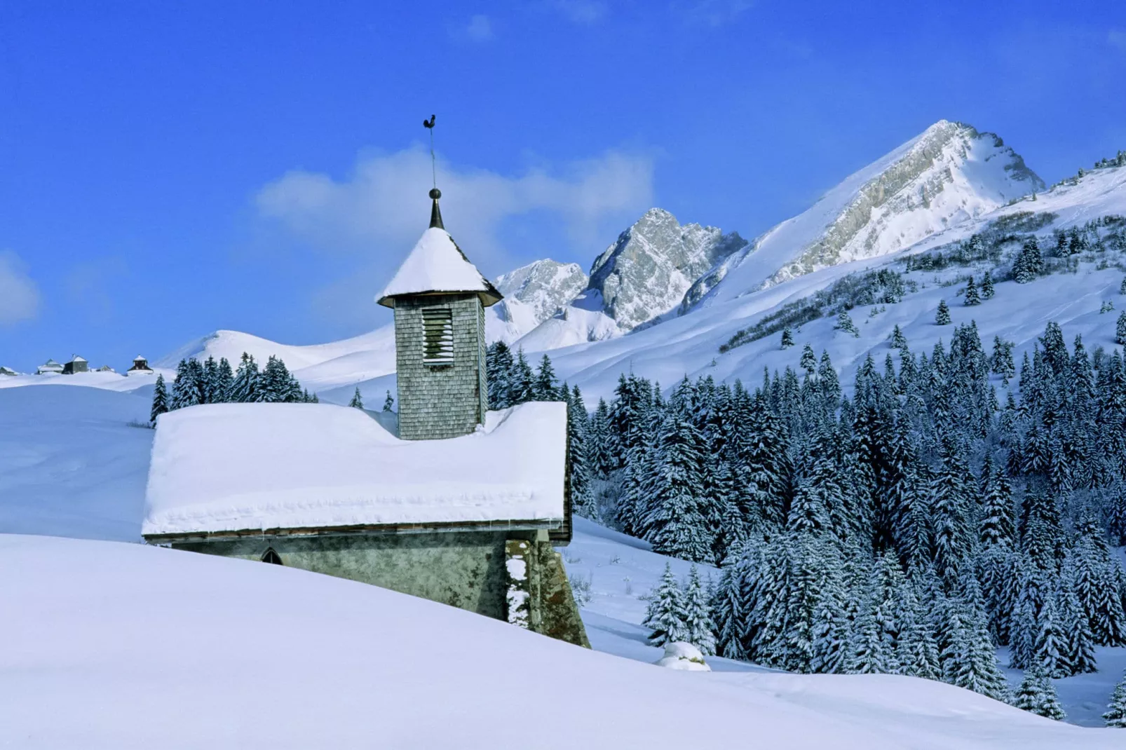 Idyllisch chalet in Le Chinaillon met sauna-Gebied winter 20km