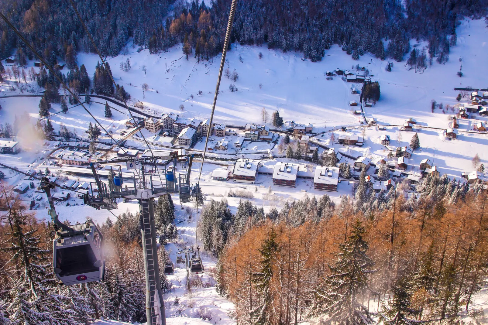 Resort les Portes du Mont Blanc 6-Gebied winter 5km