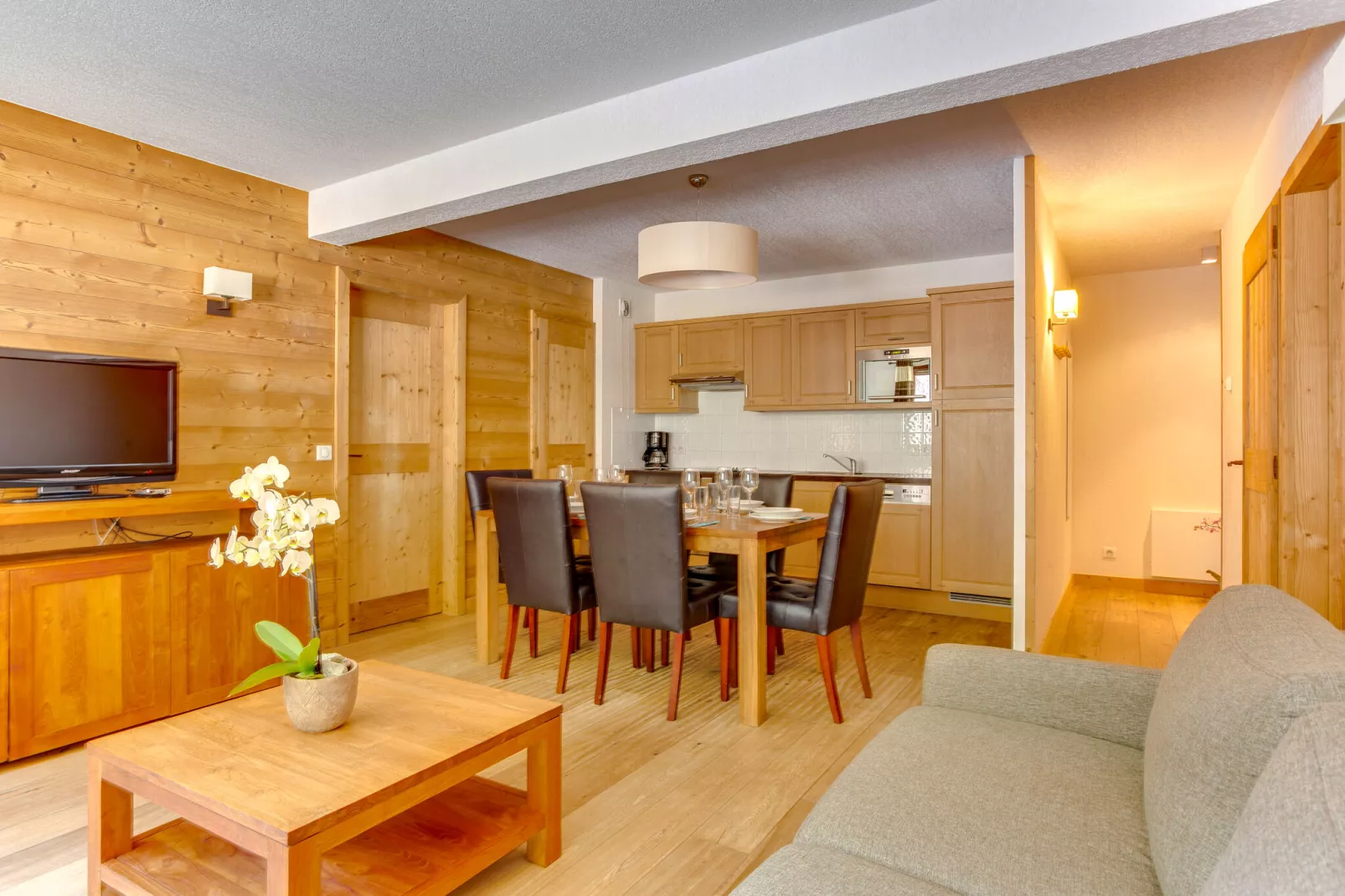Resort les Portes du Mont Blanc 4-Woonkamer