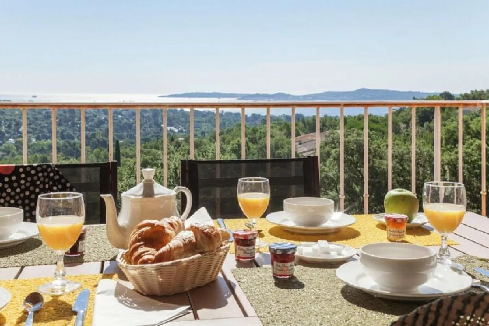 Residence Les Restanques du Golfe de St Tropez Grimaud - Appartement 7 personnes - 1 chambre  1 coin nuit - Vue mer Supérieur