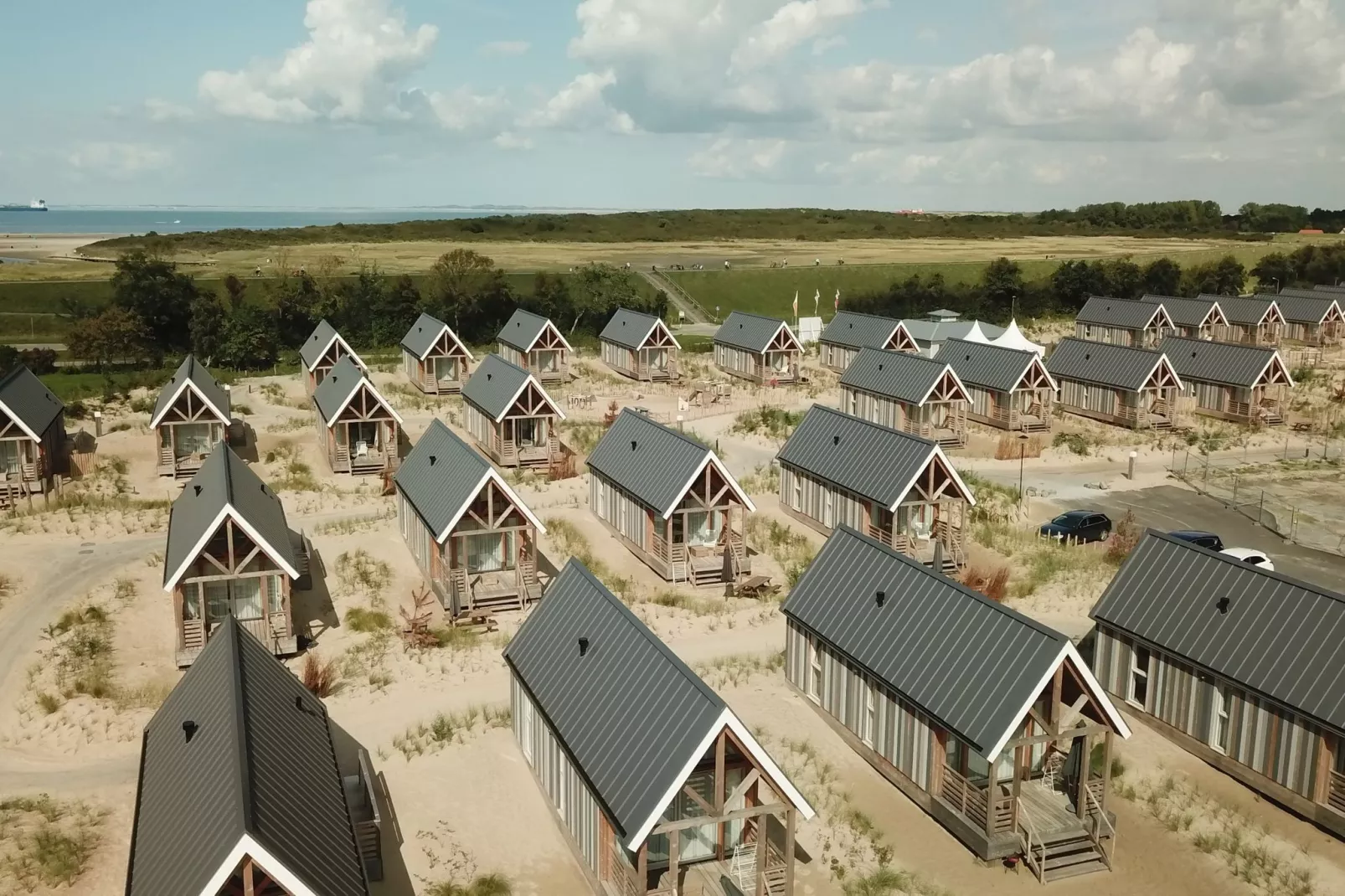 Beach Resort Nieuwvliet-Bad 8-Gebieden zomer 1km