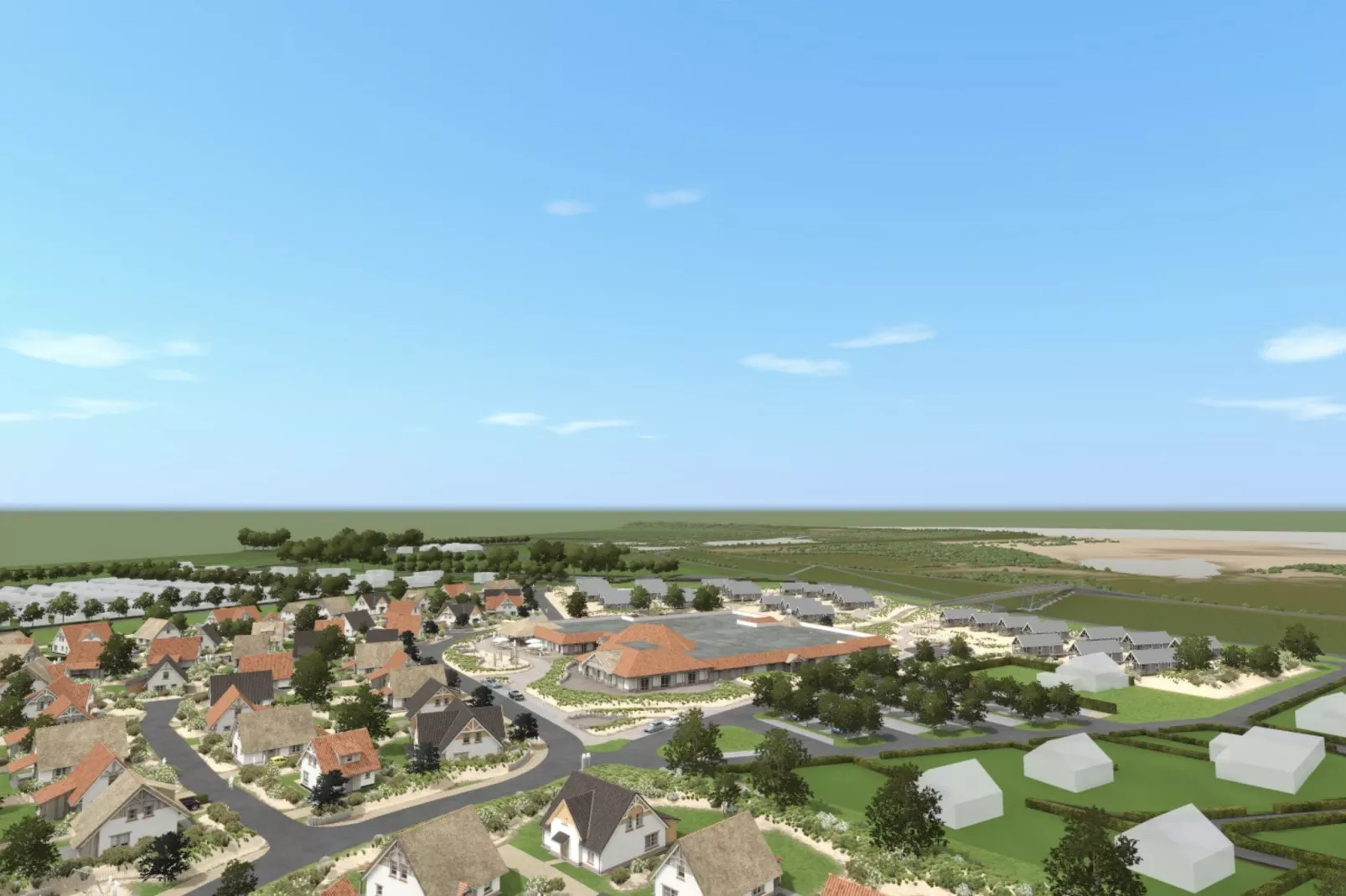 Beach Resort Nieuwvliet-Bad 13-Gebieden zomer 1km