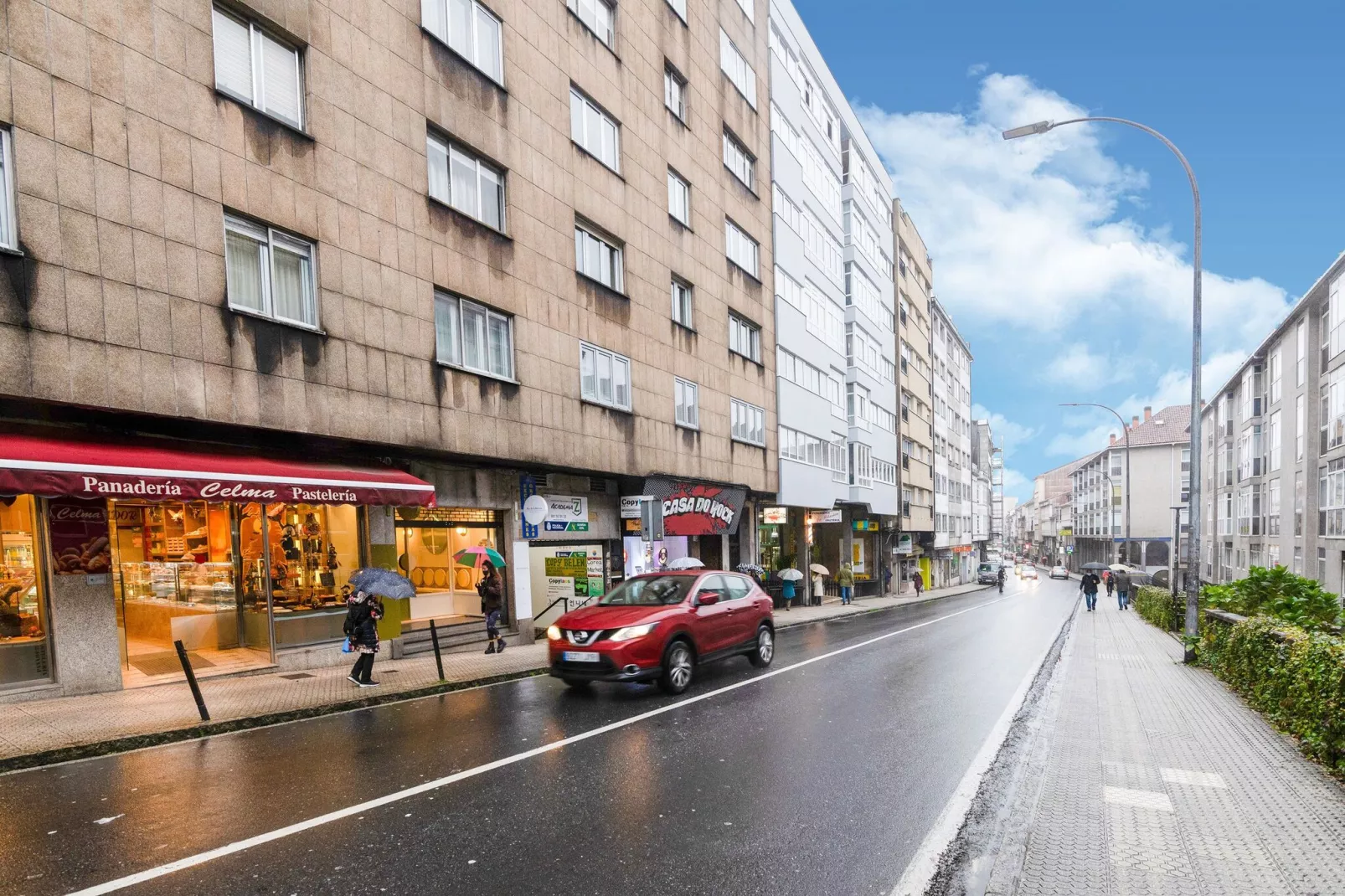 Apartamento Avenida Rosalía - Buitenkant zomer