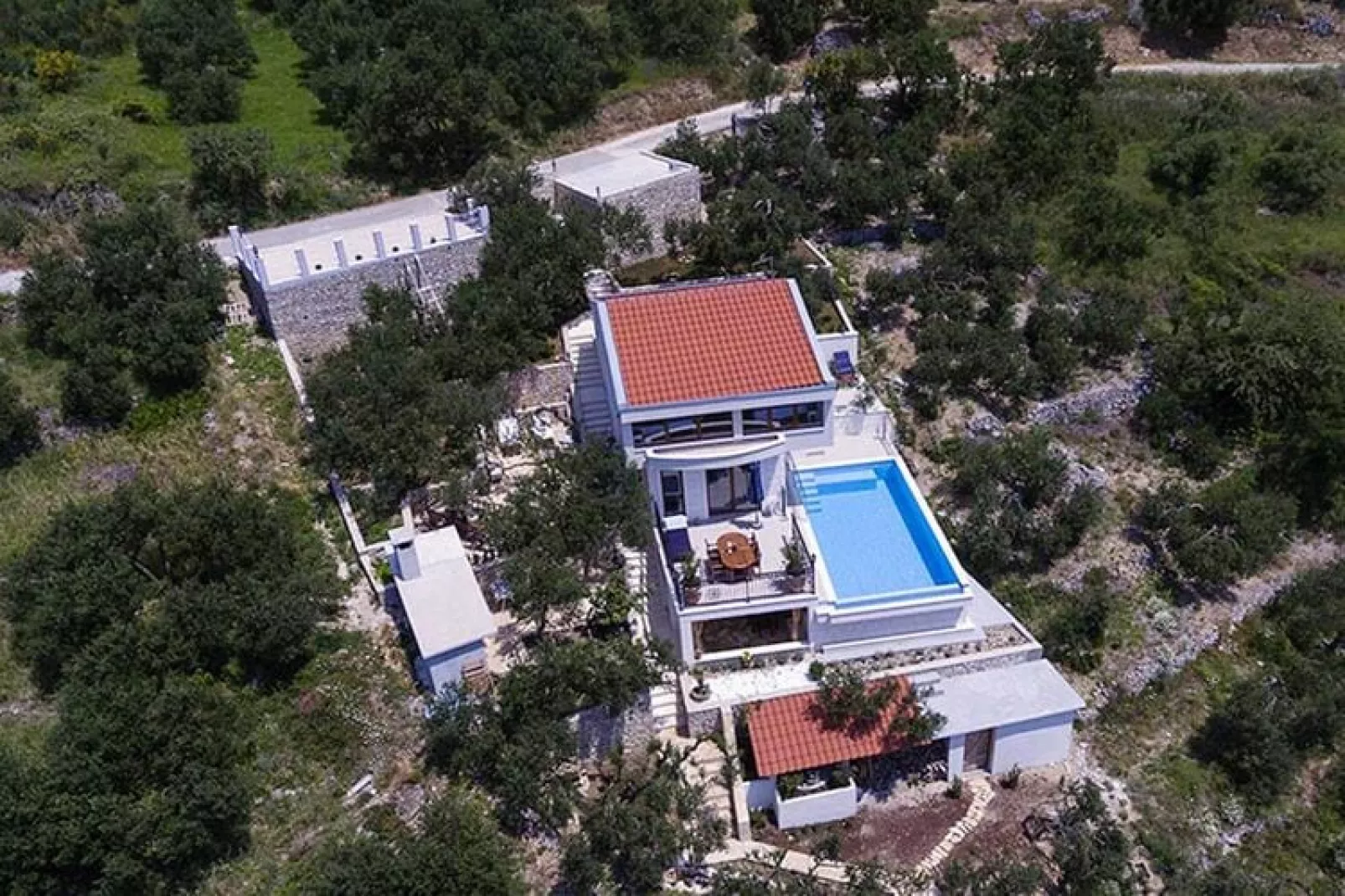 Villa Amare Makarska - E6 circa 150 qm für max 6 Pers-Uitzicht