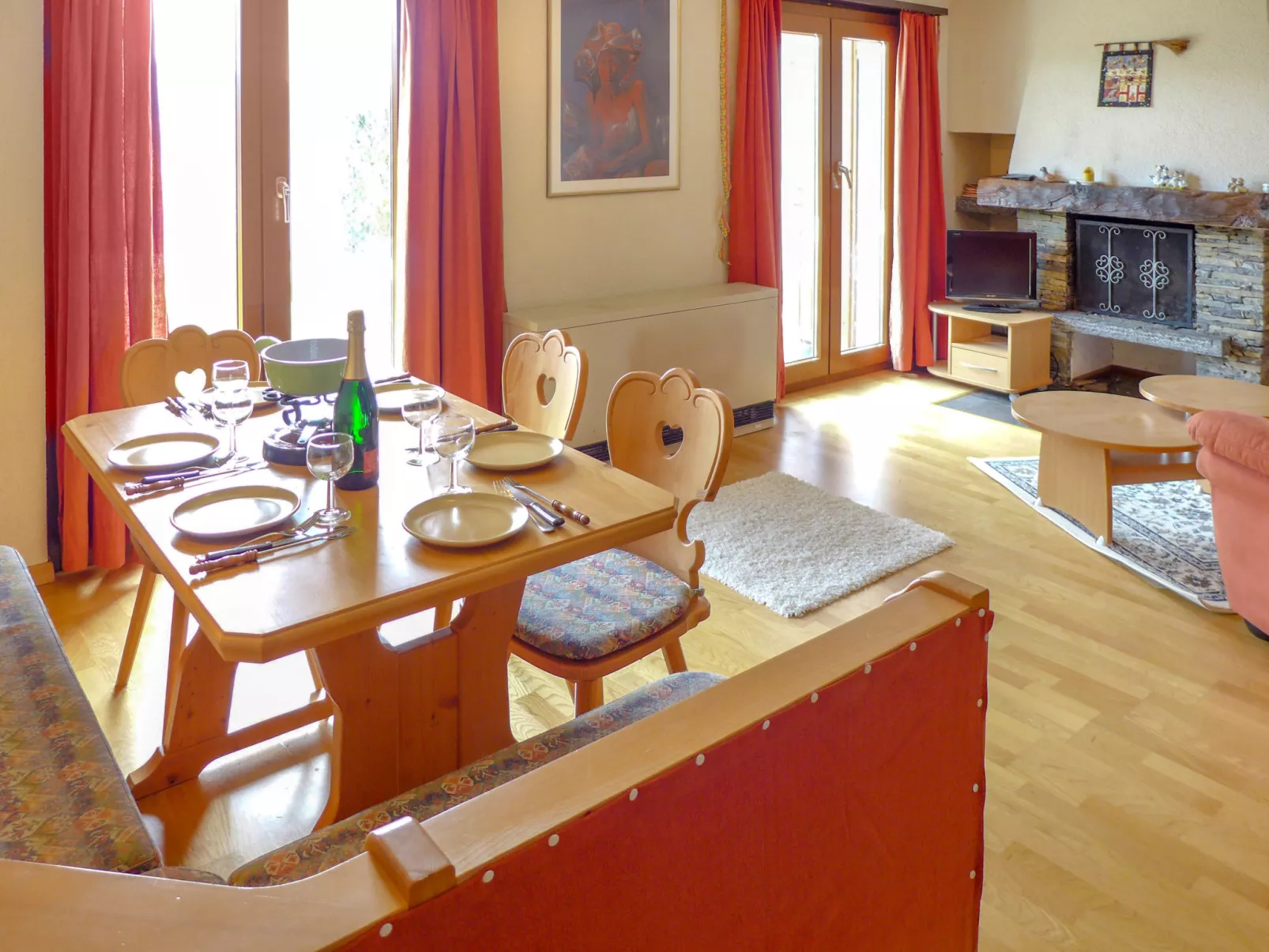 Chalet Praline-Binnen