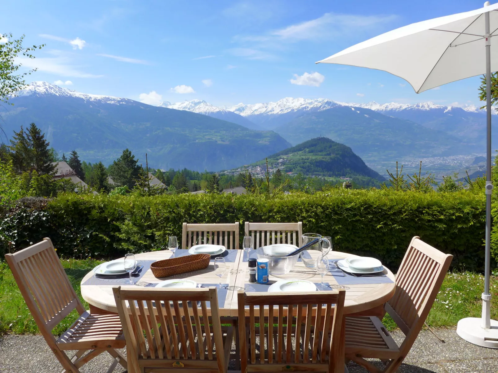 Chalet La Délège-Buiten