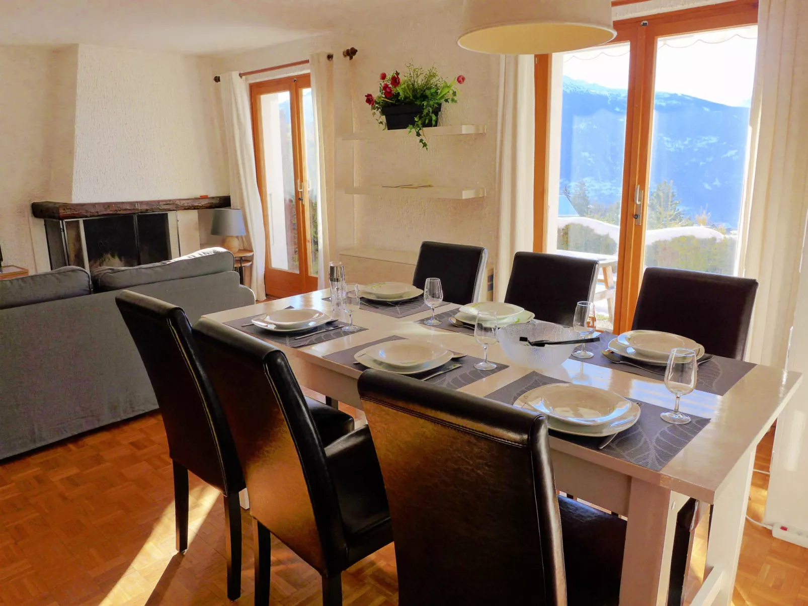 Chalet La Délège-Binnen