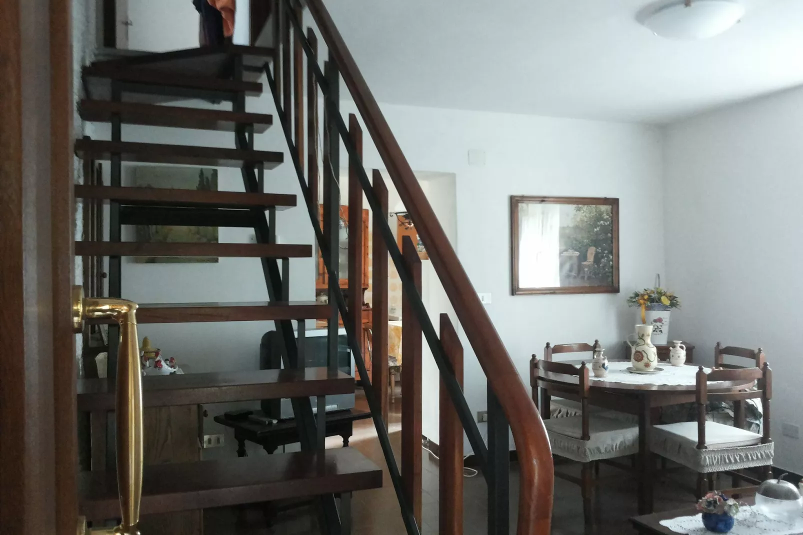 Casa Via Pieve-Woonkamer