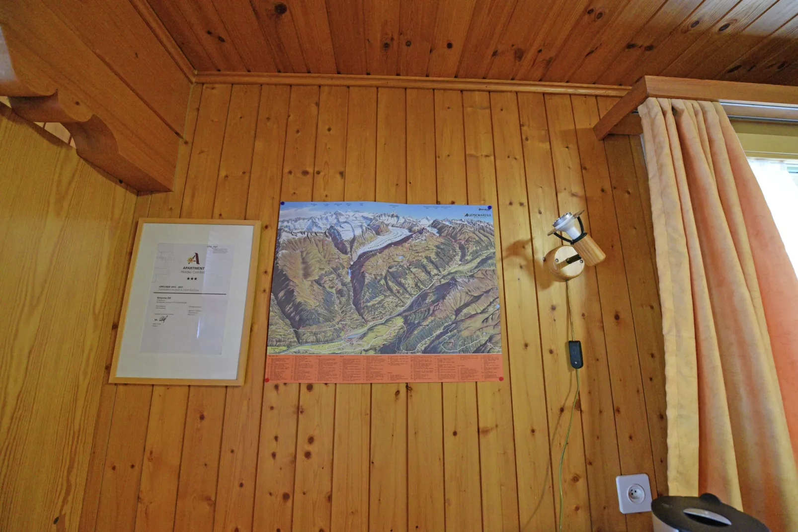 Appartement Chalet Kirsanna-Hal-ontvangst