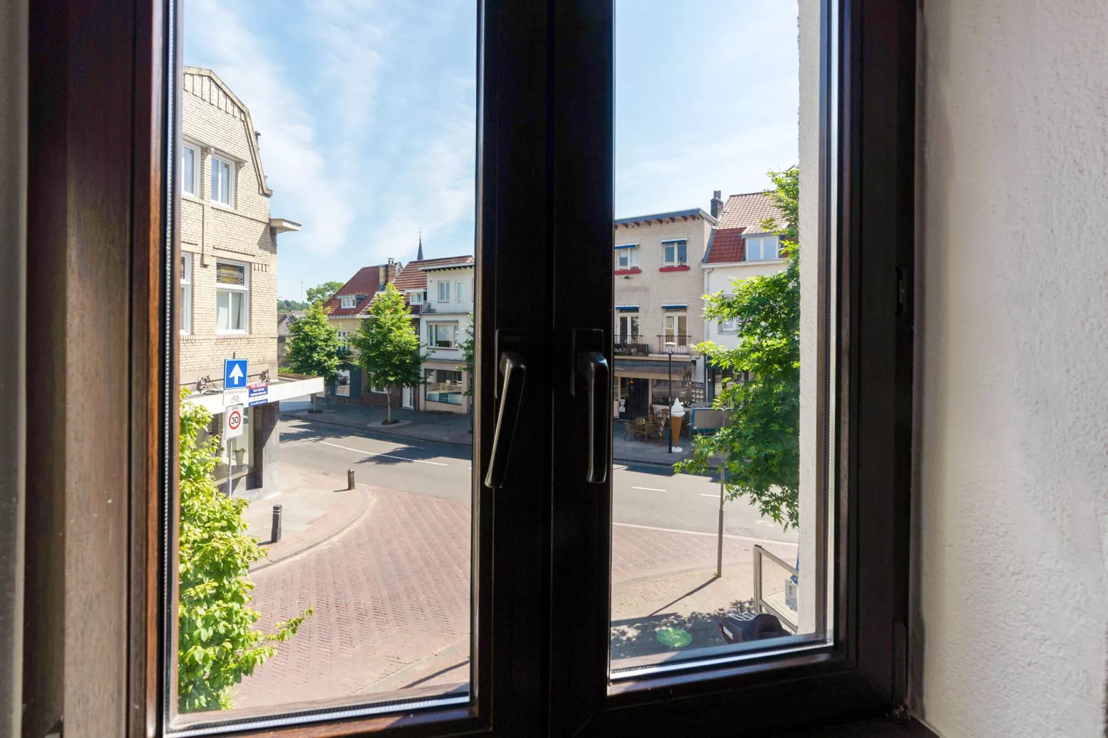 Plenkertstraat Valkenburg - Uitzicht zomer